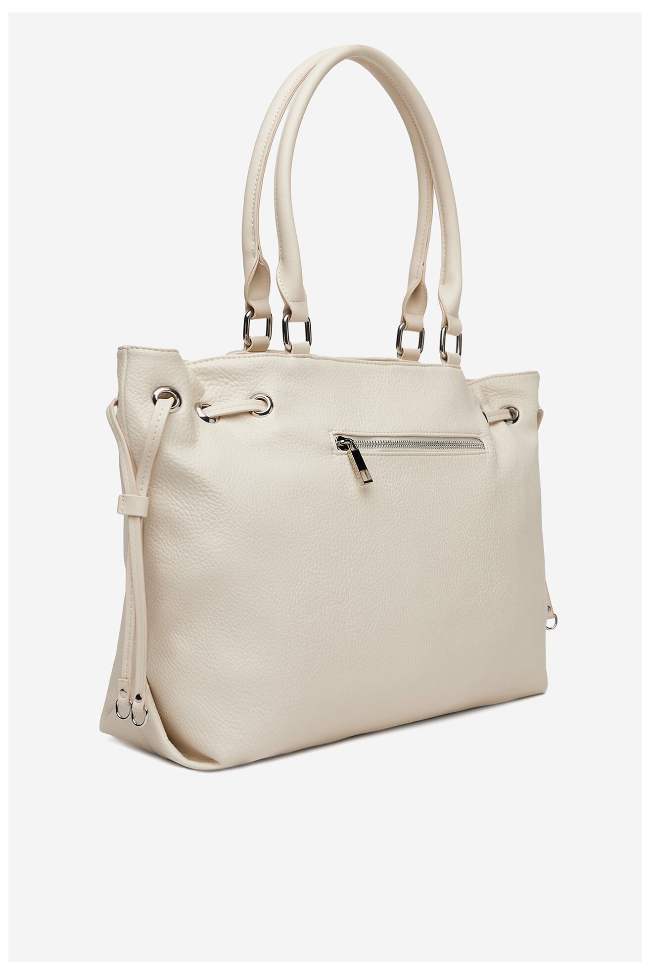 Kézitáska Lasocki LSK-X-001-07 CSONTSZÍNŰ