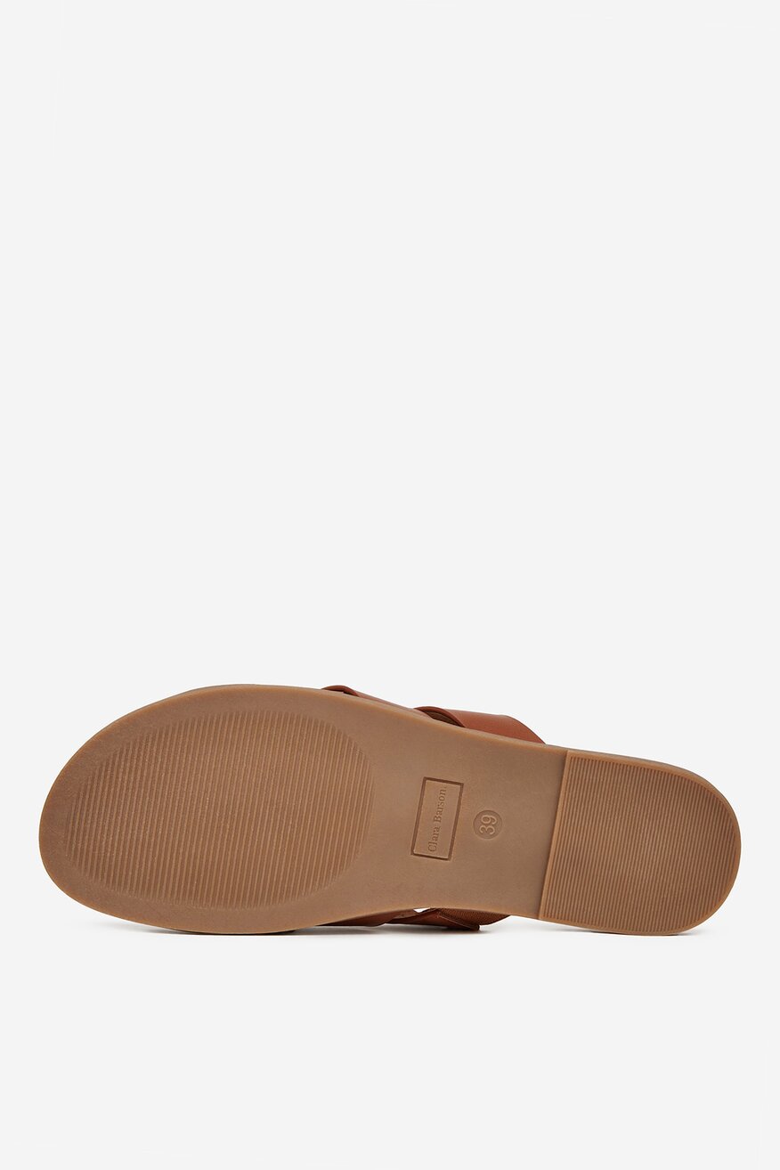 Flip-flop Clara Barson CAMEL - 5906751040393