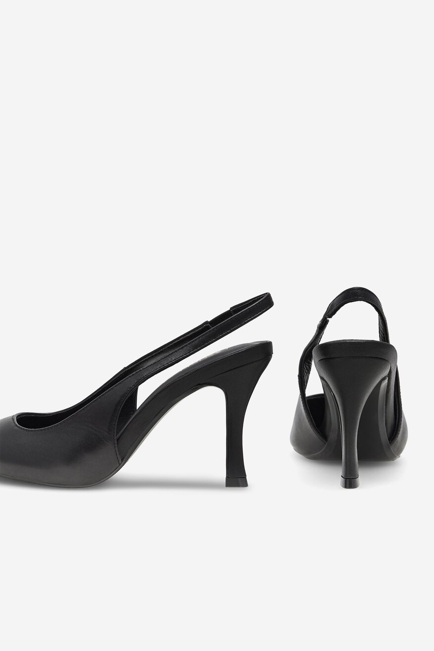 
                Lasocki - Czółenka skózane z odkrytą piętą - 5905588300847