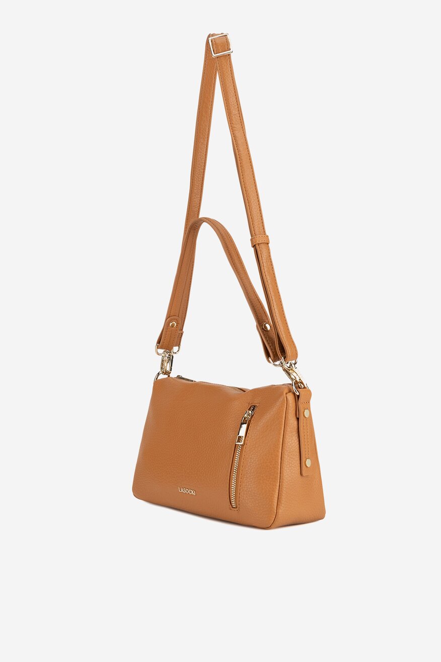 Дамска чанта Lasocki КАМЕЛ - 5905588833277