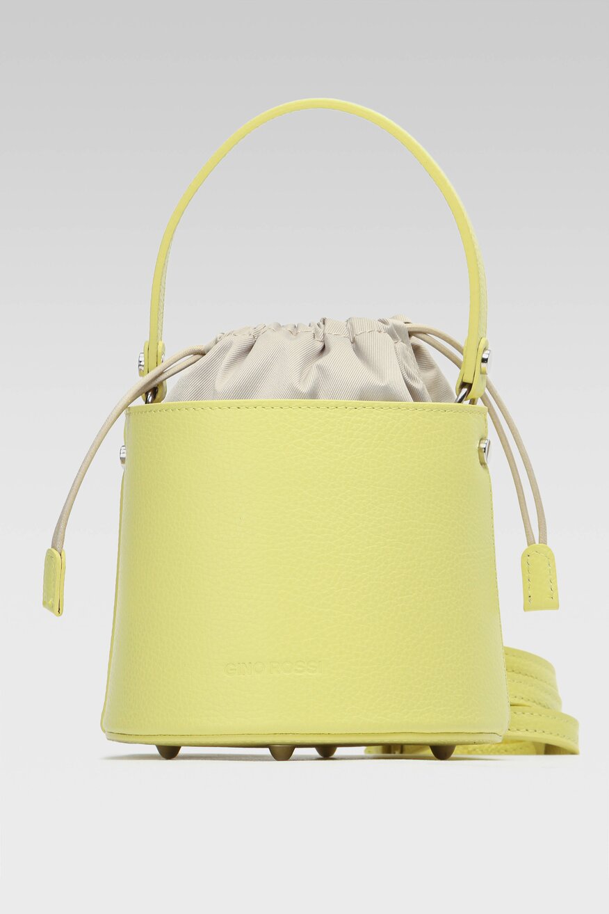 
                Gino Rossi - Torebka mała skórzana koszyk - 5904248540531