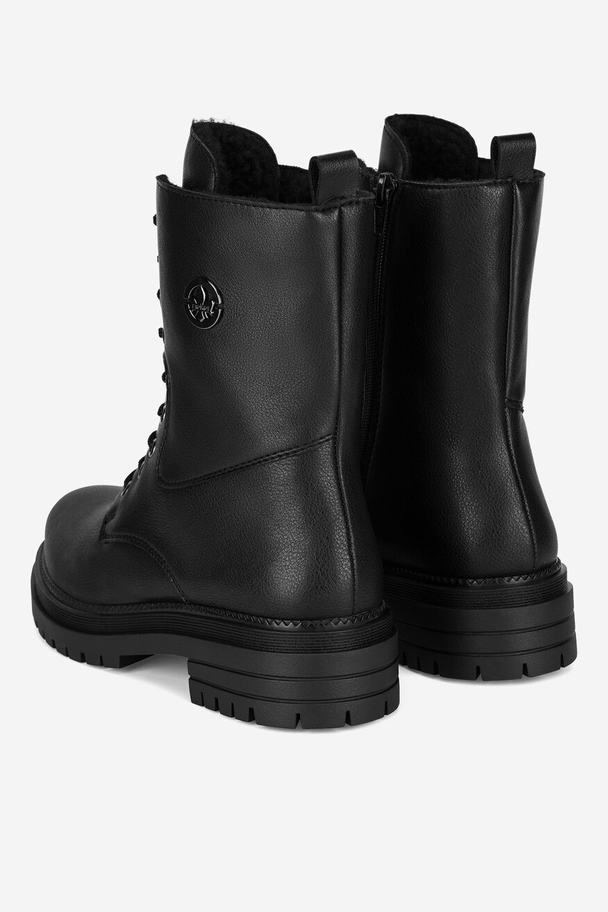 Rieker - Trzewiki skórzane ocieplane - 2230068923111