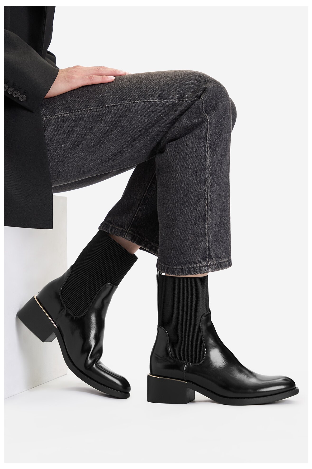 Kratke čizme Jenny CEO-WS6581-03 CRNA