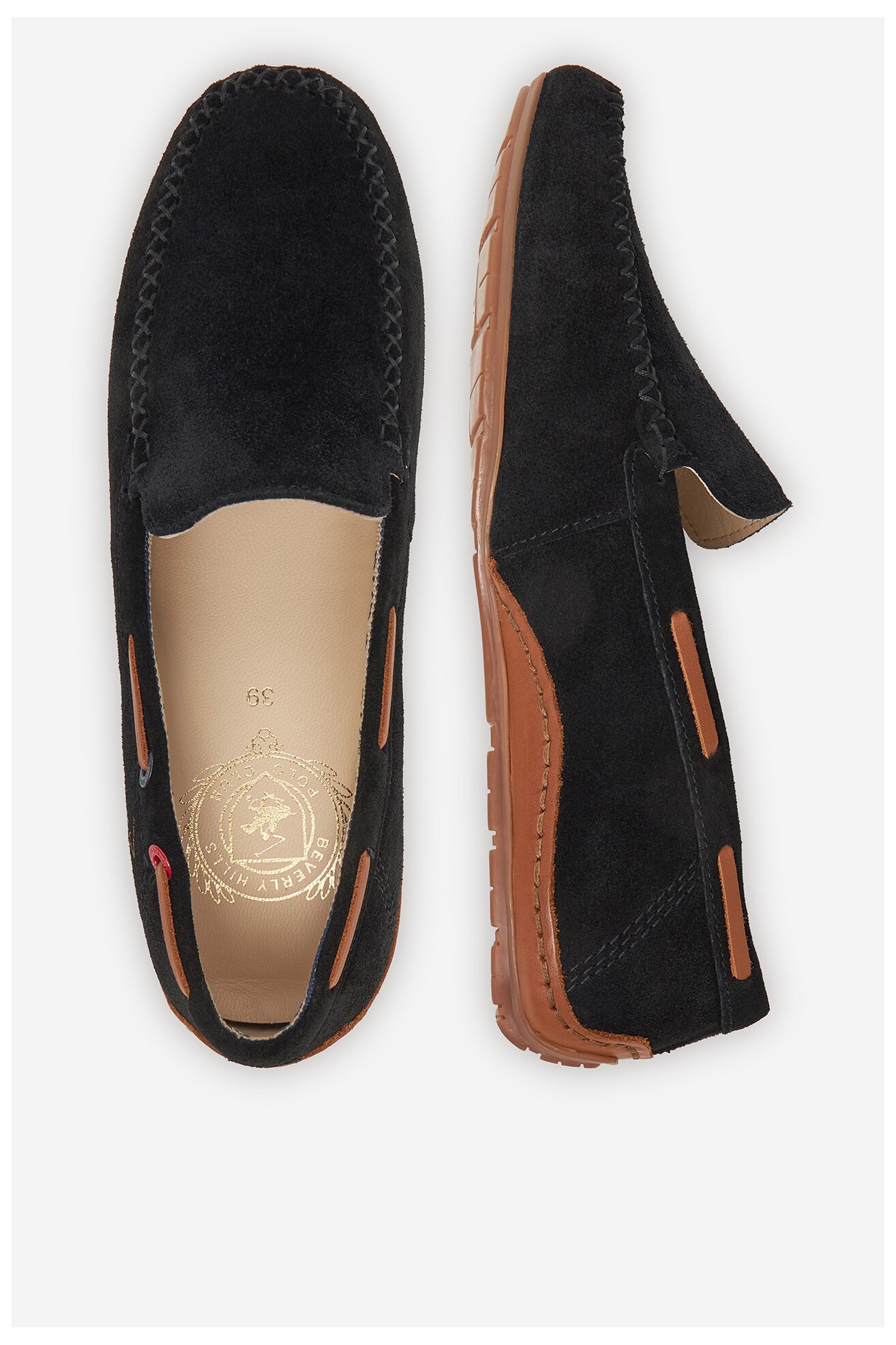 Mokasíny Beverly Hills Polo Club WB-VIESTE-07 ČERNÁ