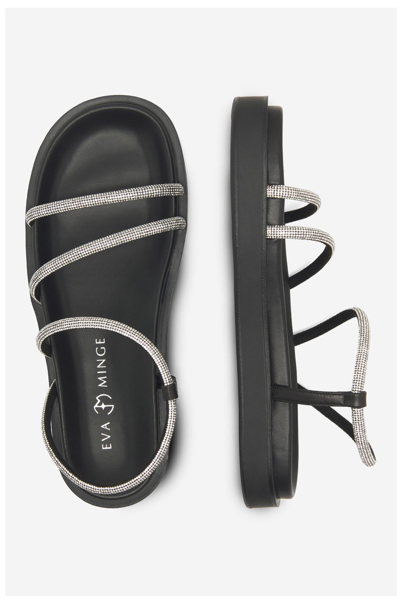 Сандали EVA MINGE AMALIA-V1005-1533-1 ЧЕРЕН