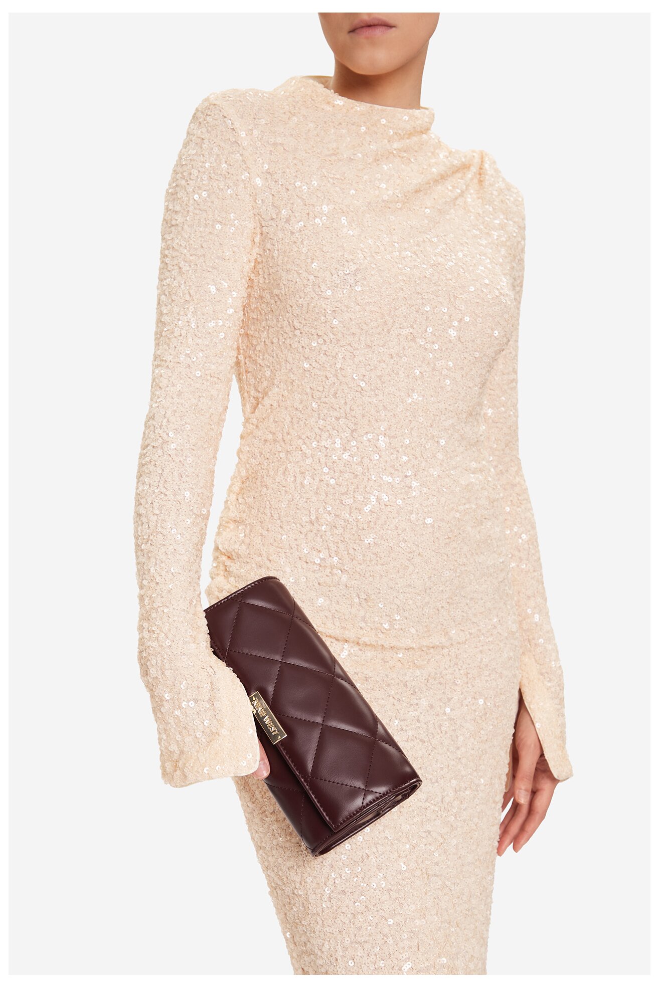 Torebka NINE WEST CEO-MONTANA-LDA7800A Bordowy