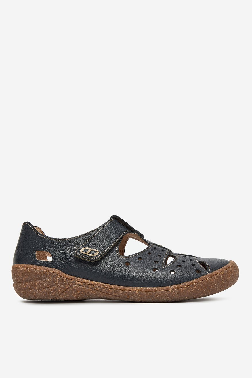 Rieker - Baleriny skórzane - 2230078396875