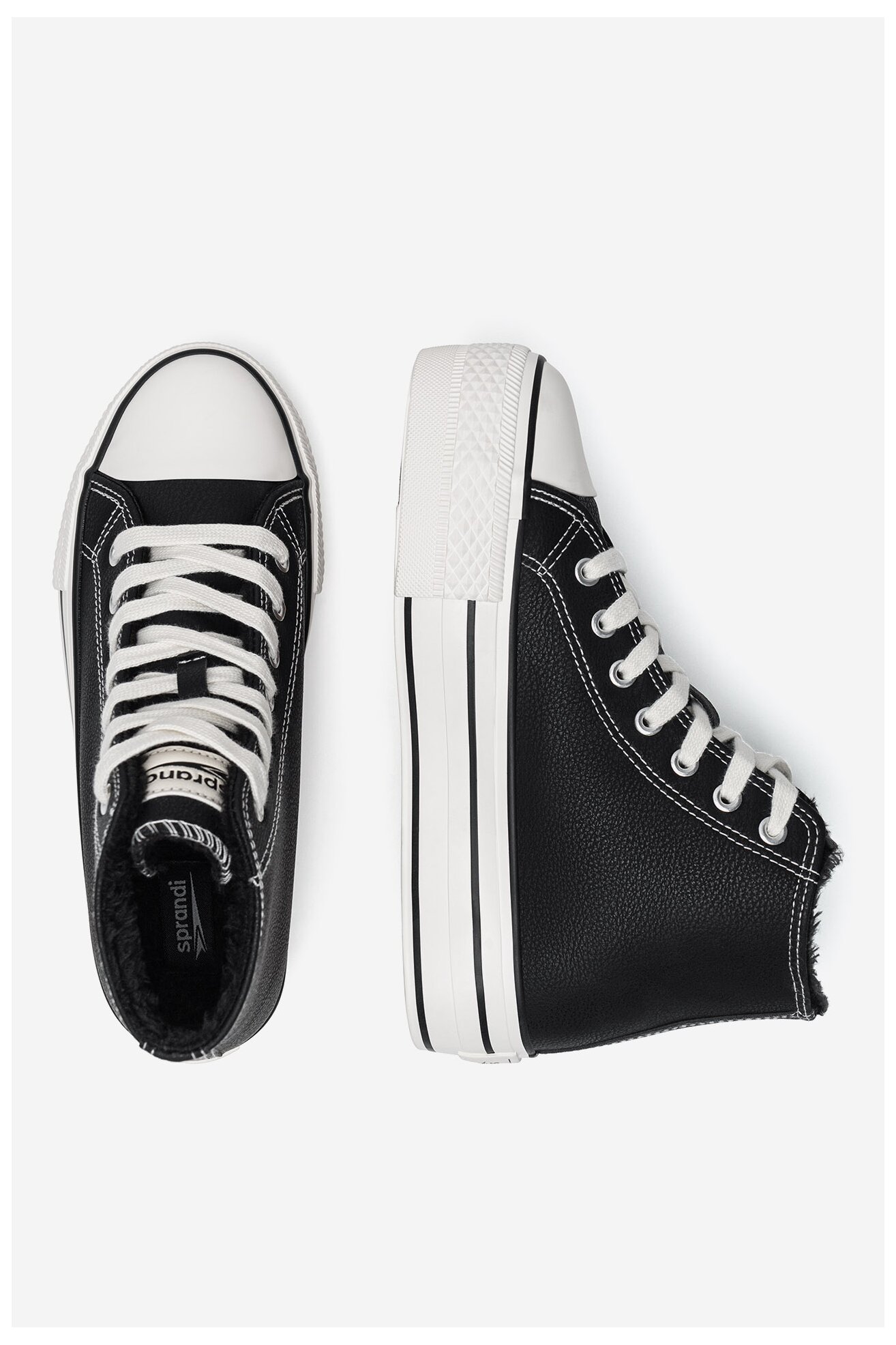 Plátěná obuv Sprandi YL201412 ČERNÁ