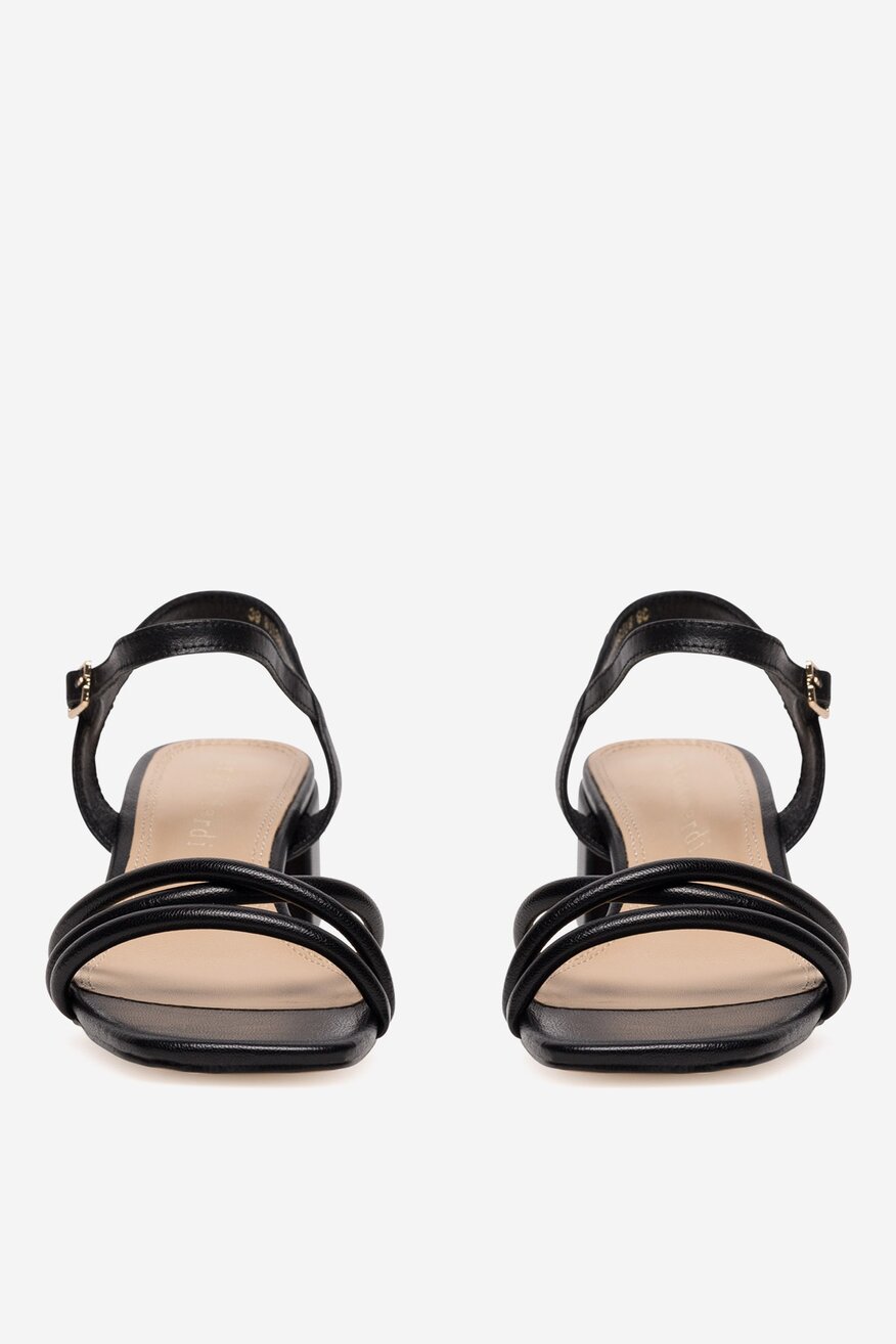 Sergio Bardi - Skórzane sandały - 5905588554790