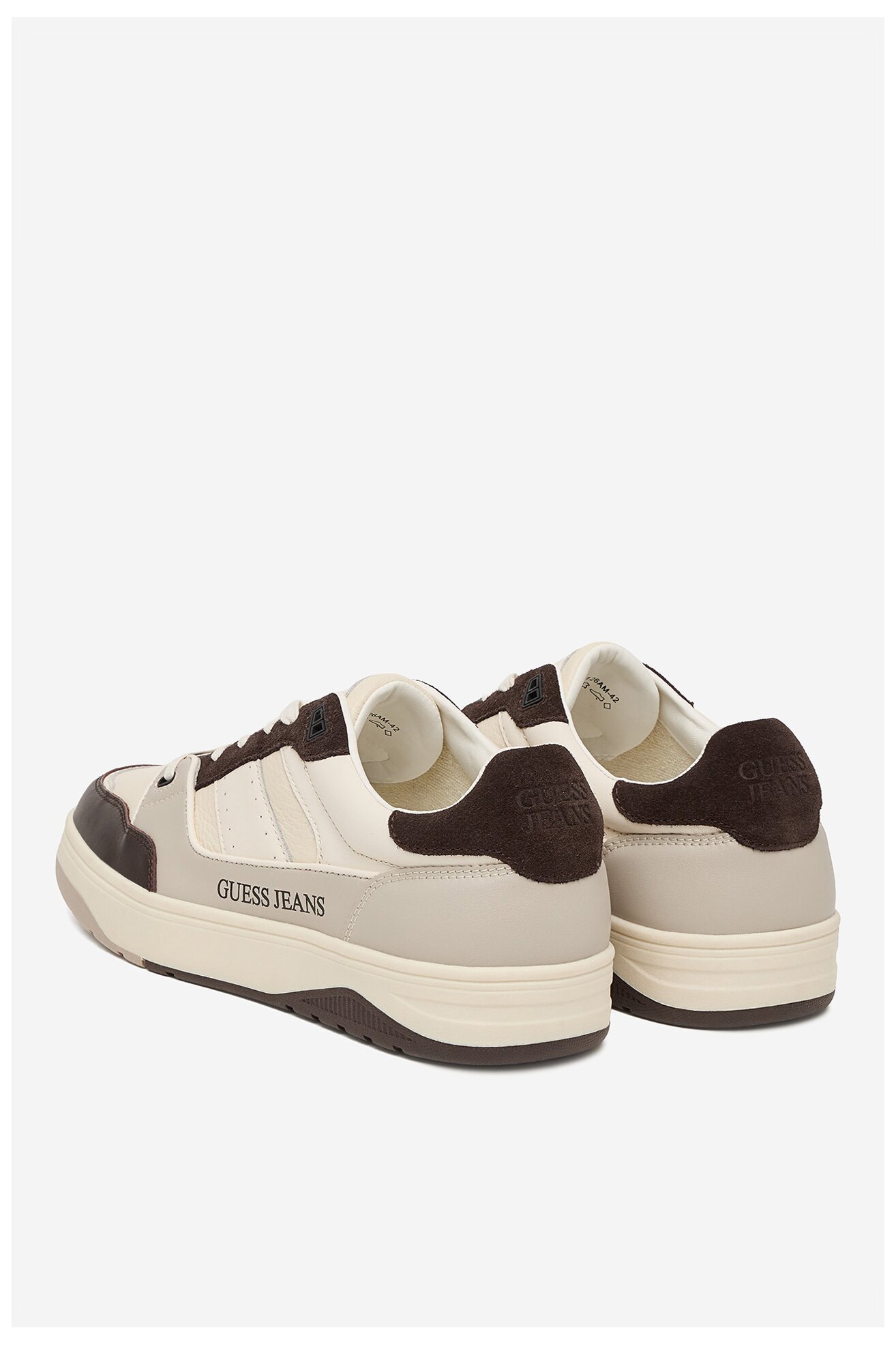 Sneakers GUESS JEANS EO-TEKSAS-01 126AM Kremowy