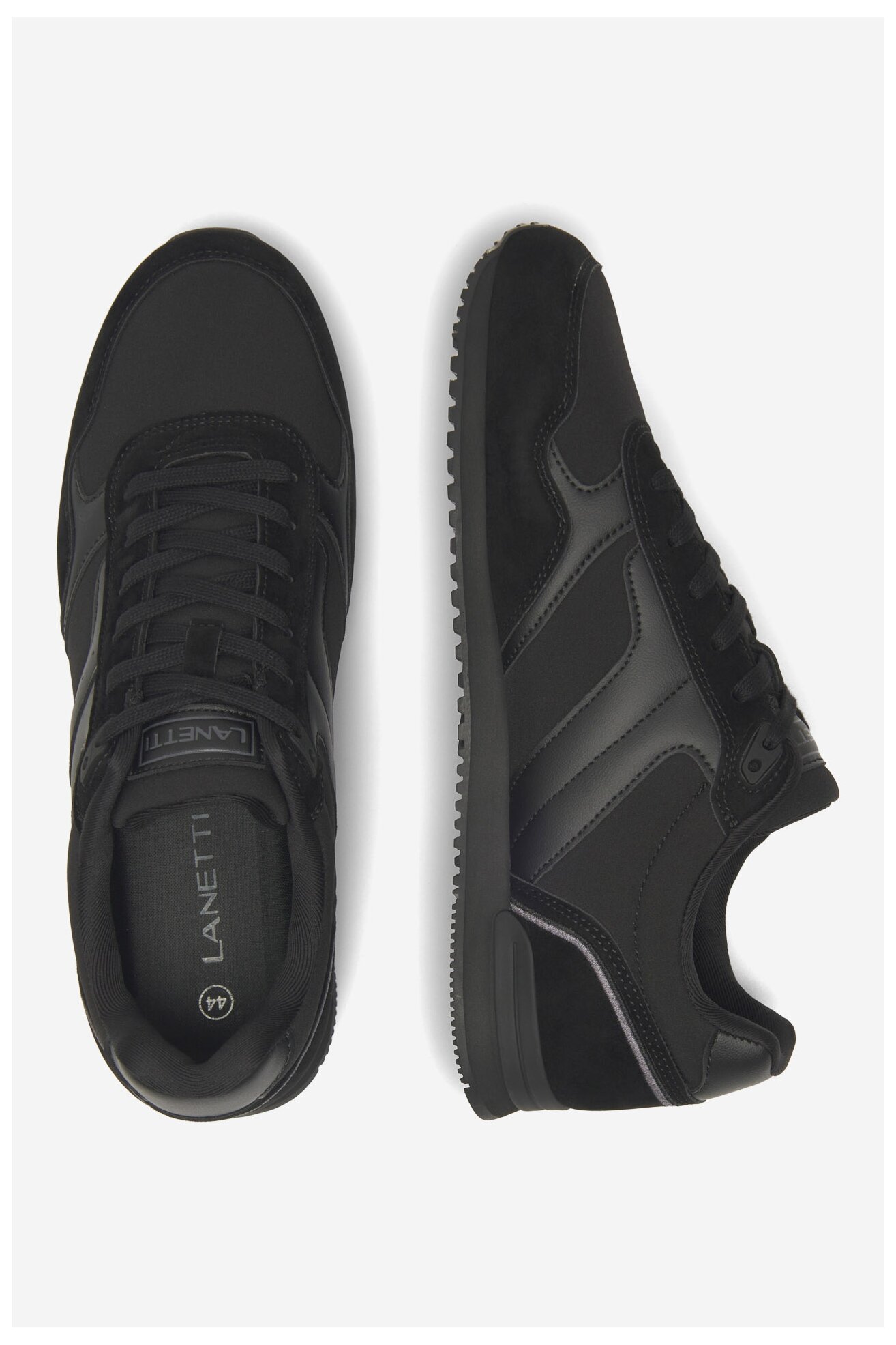 Sneakers Lanetti MP07-01409-11 Czarny