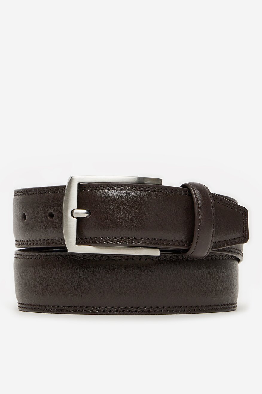 Férfi öv Gino Rossi SÖTÉTBARNA - 5906751254264