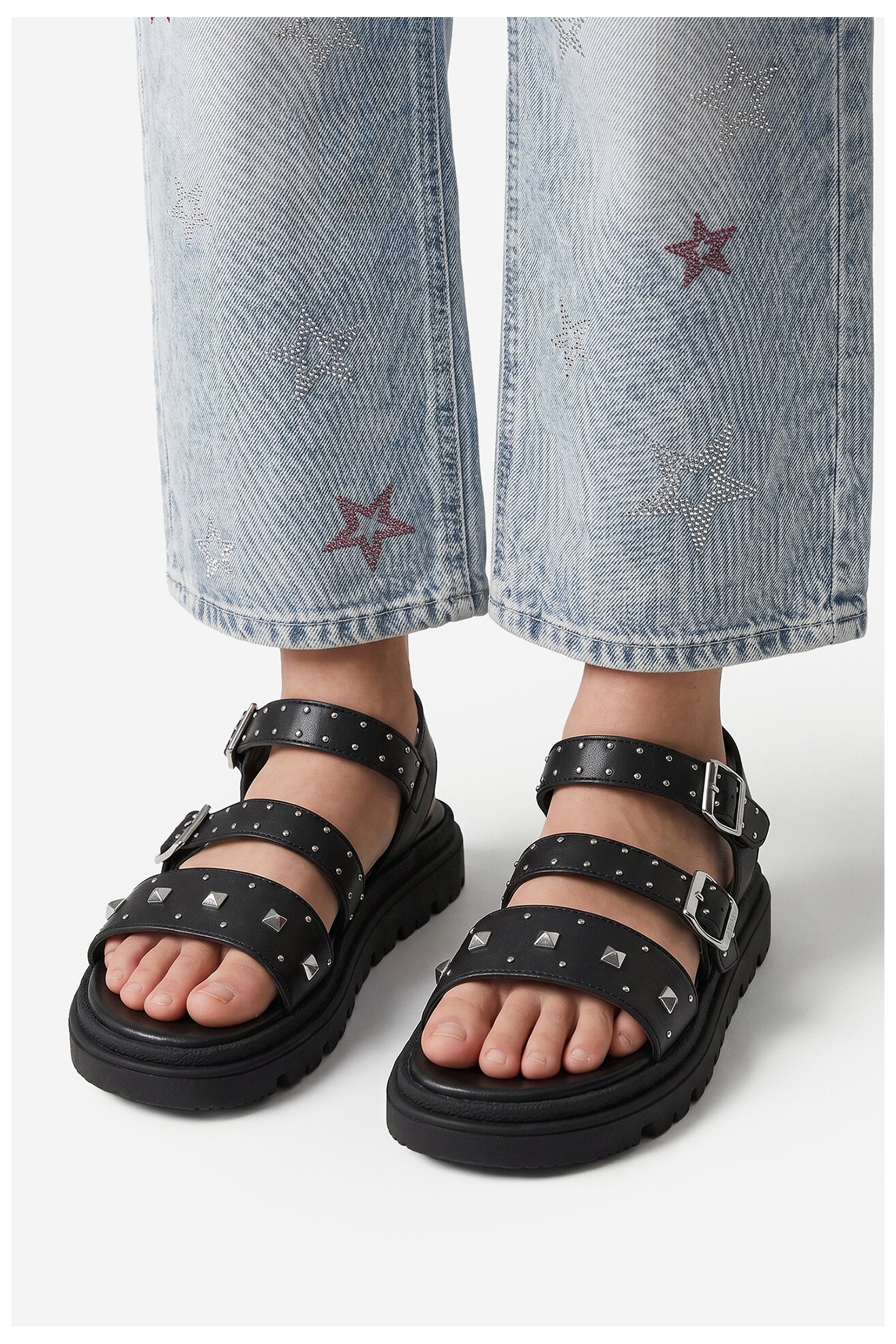 Sandale GUESS CEO-BAND-8984-A CRNA