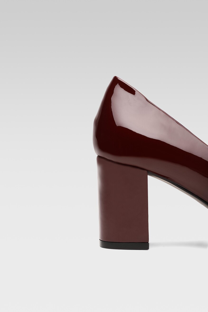 Lasocki - Skórzane czółenka na obcasie - 5903698916910