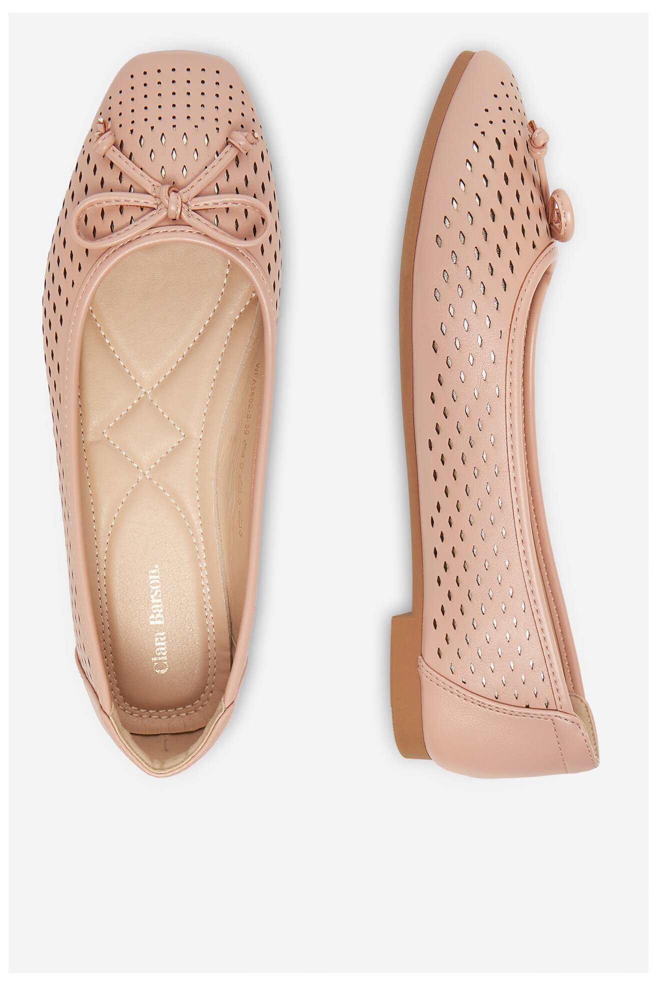 Baleriny Clara Barson WFA3602-3 RÓZSASZÍN