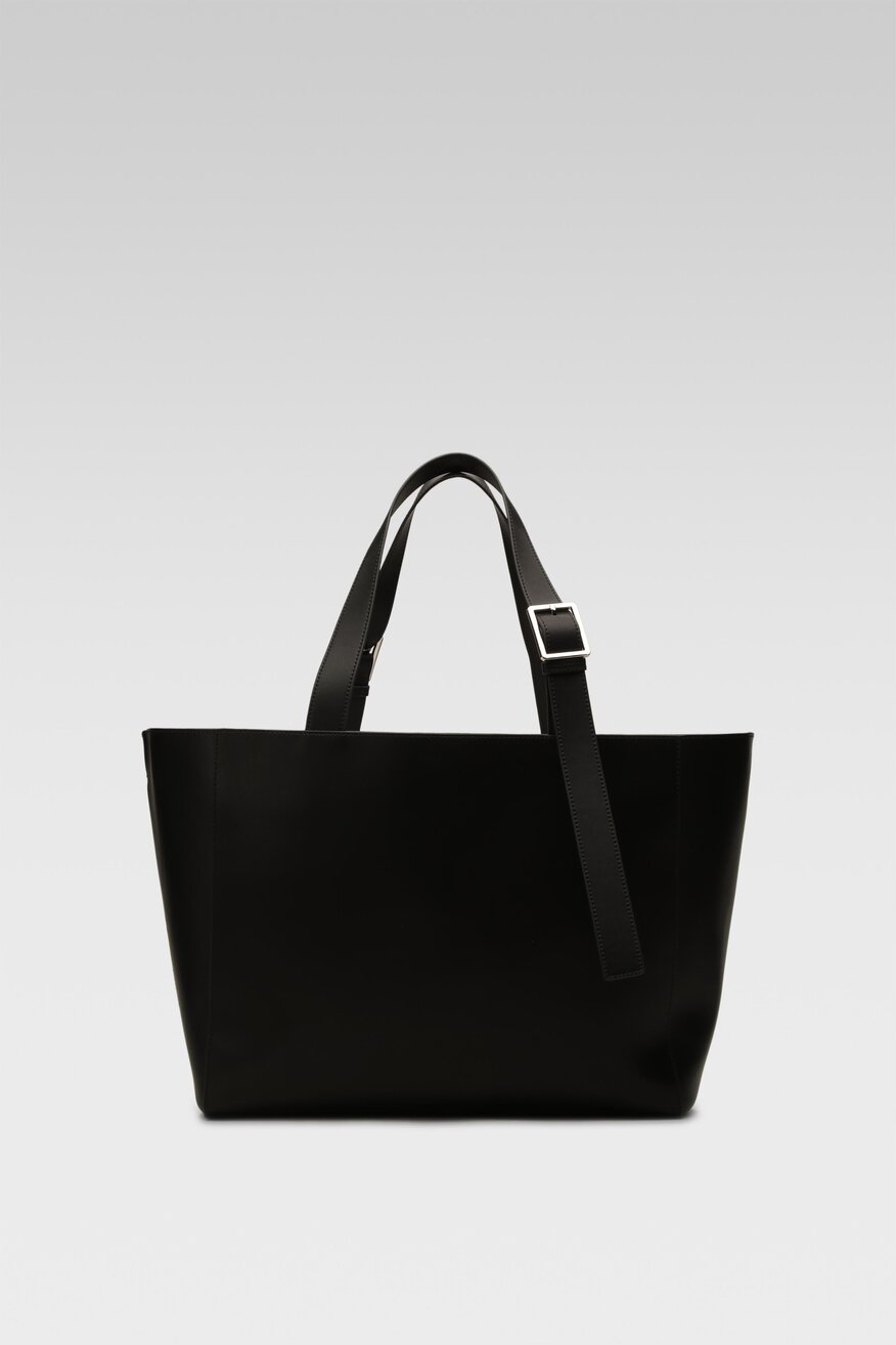 
                Gino Rossi - Torebka skórzana czarna - 5904862659886