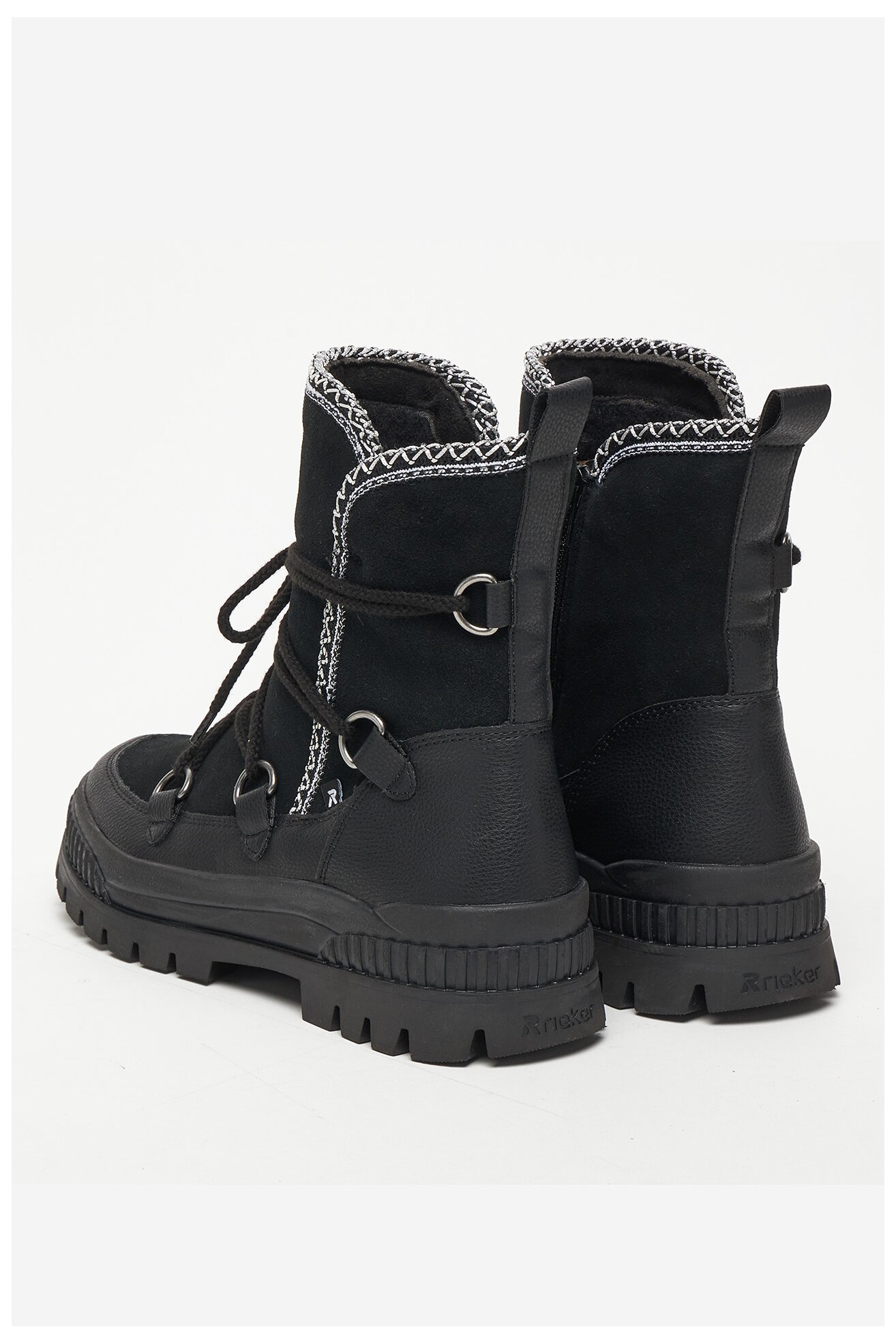 Botki Rieker CEO-W2175-00 Czarny