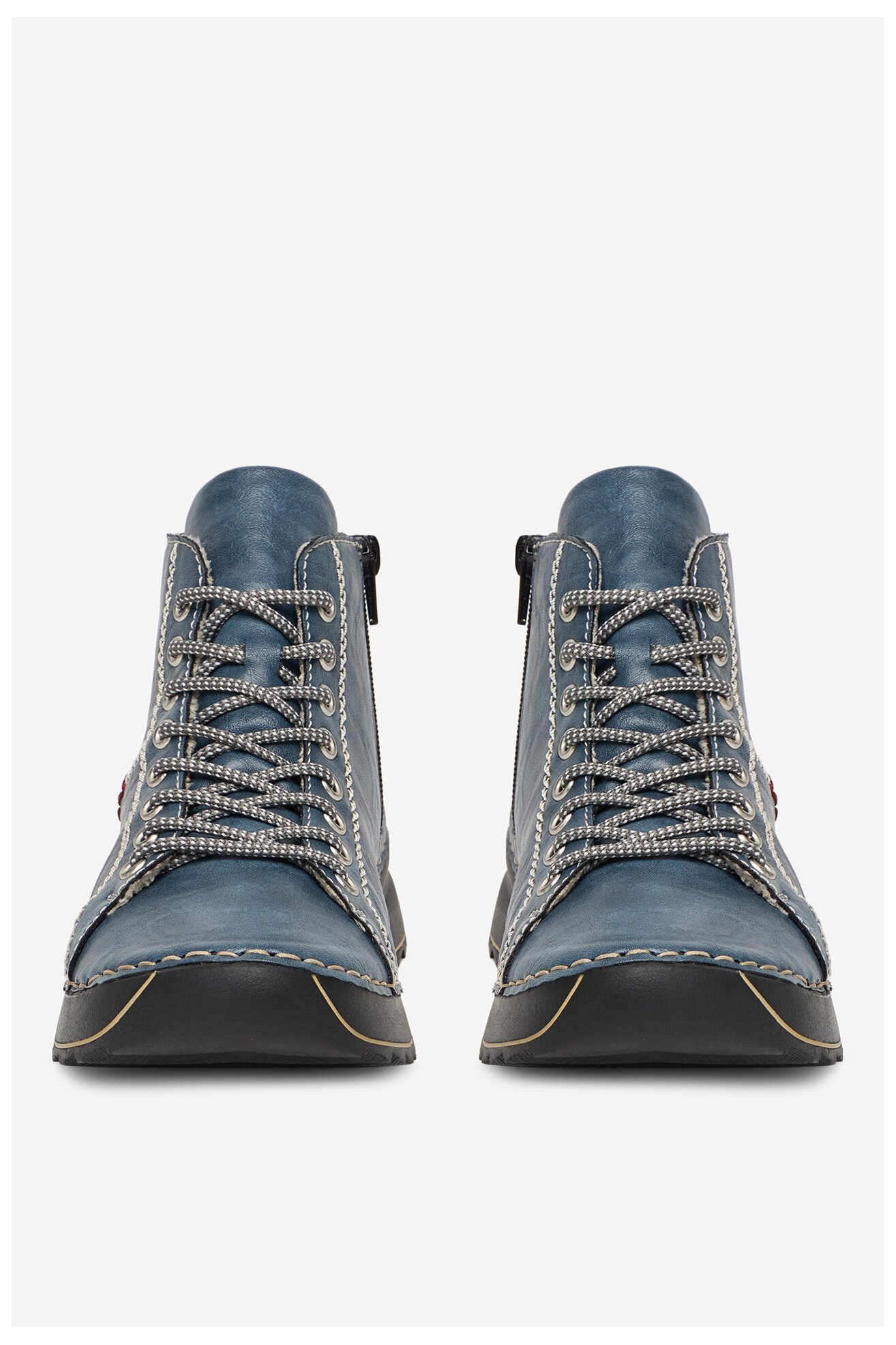 Bocanci Rieker 71510-14 ALBASTRU