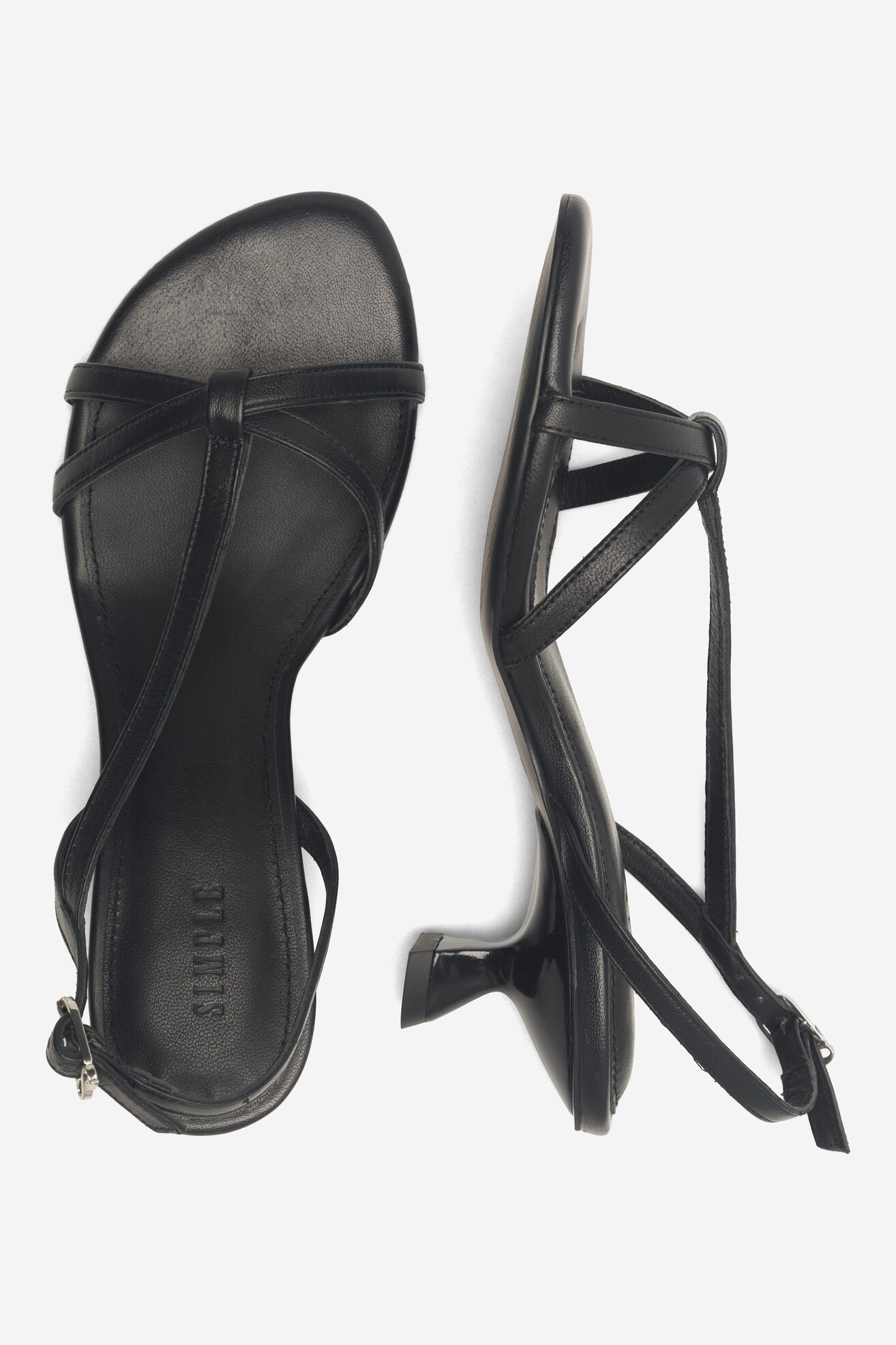 Sandały SIMPLE 107171 Czarny