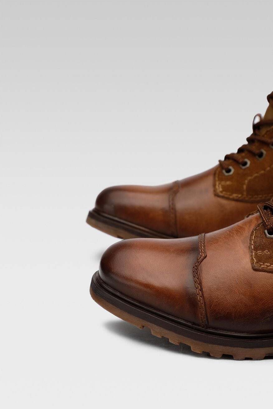 Bugatti - Trzewiki ocieplane skórzane - 5904248908782