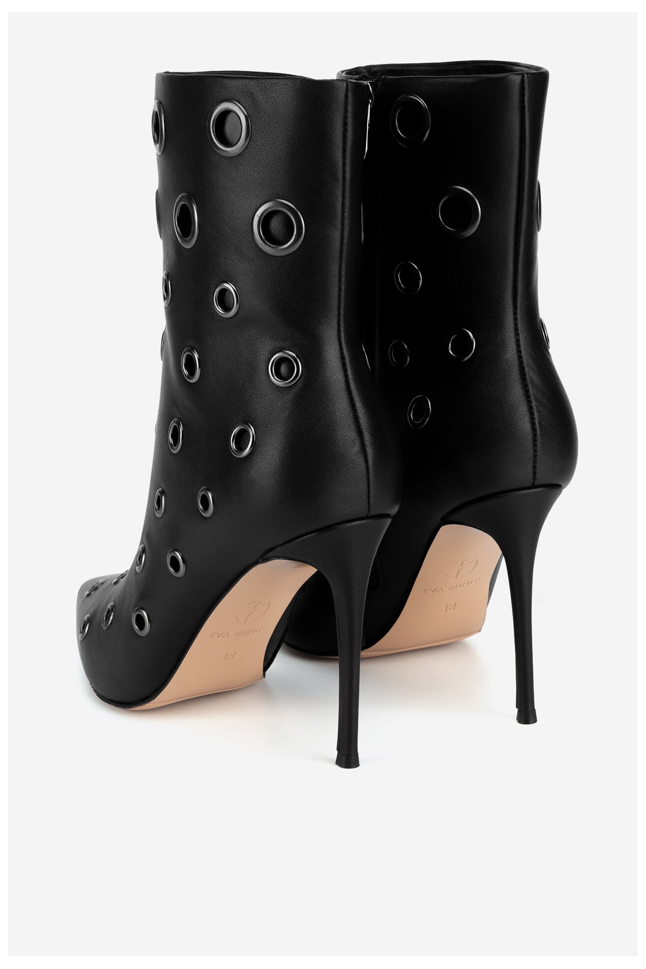 Bokacsizma EVA MINGE ANWAR-SL9596-203 FEKETE