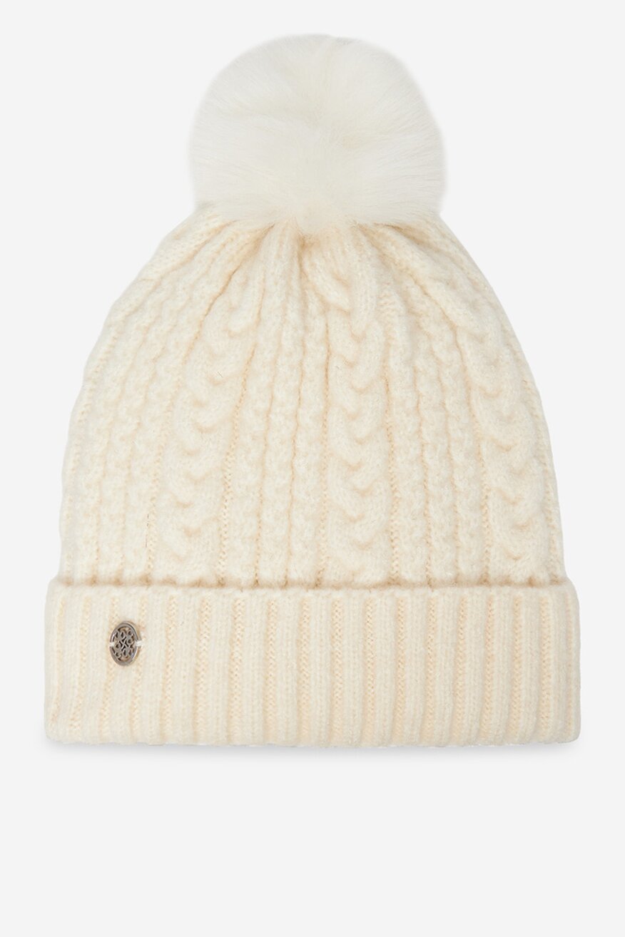 Női sapka NINE WEST FEHÉR - 5906751365434