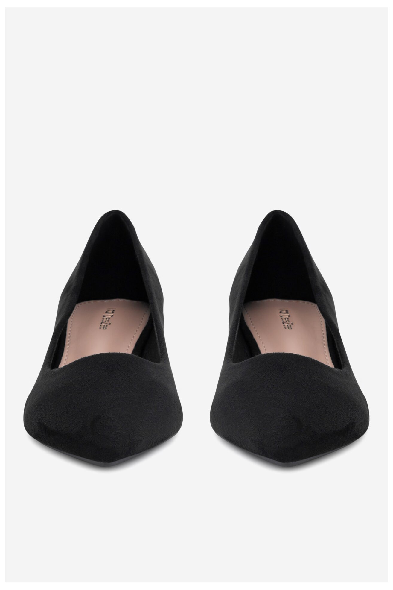 Czółenka DeeZee DP-QWZ692-1R Czarny