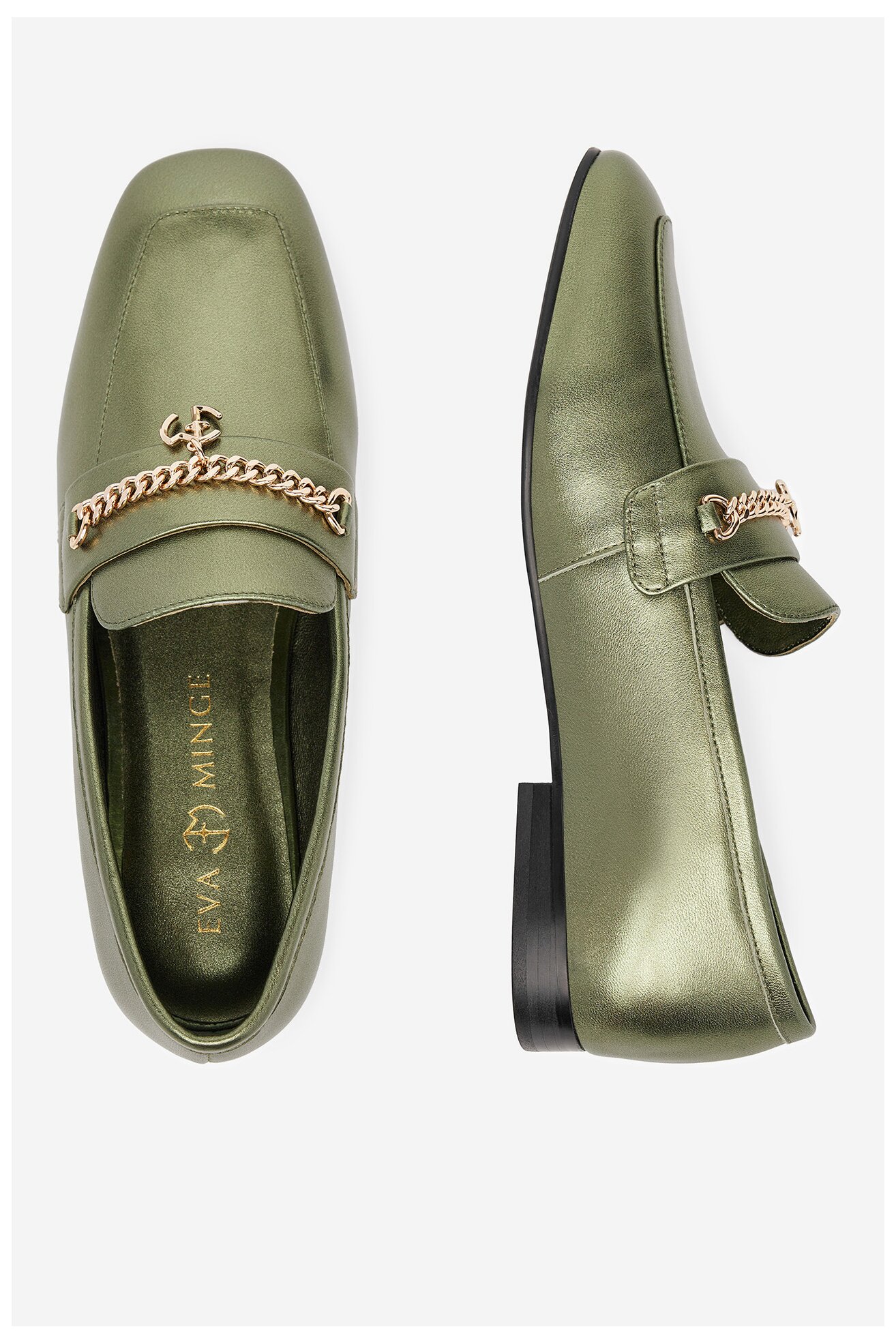 Мокасини EVA MINGE CYNIA-LT2513-37 ЗЕЛЕН