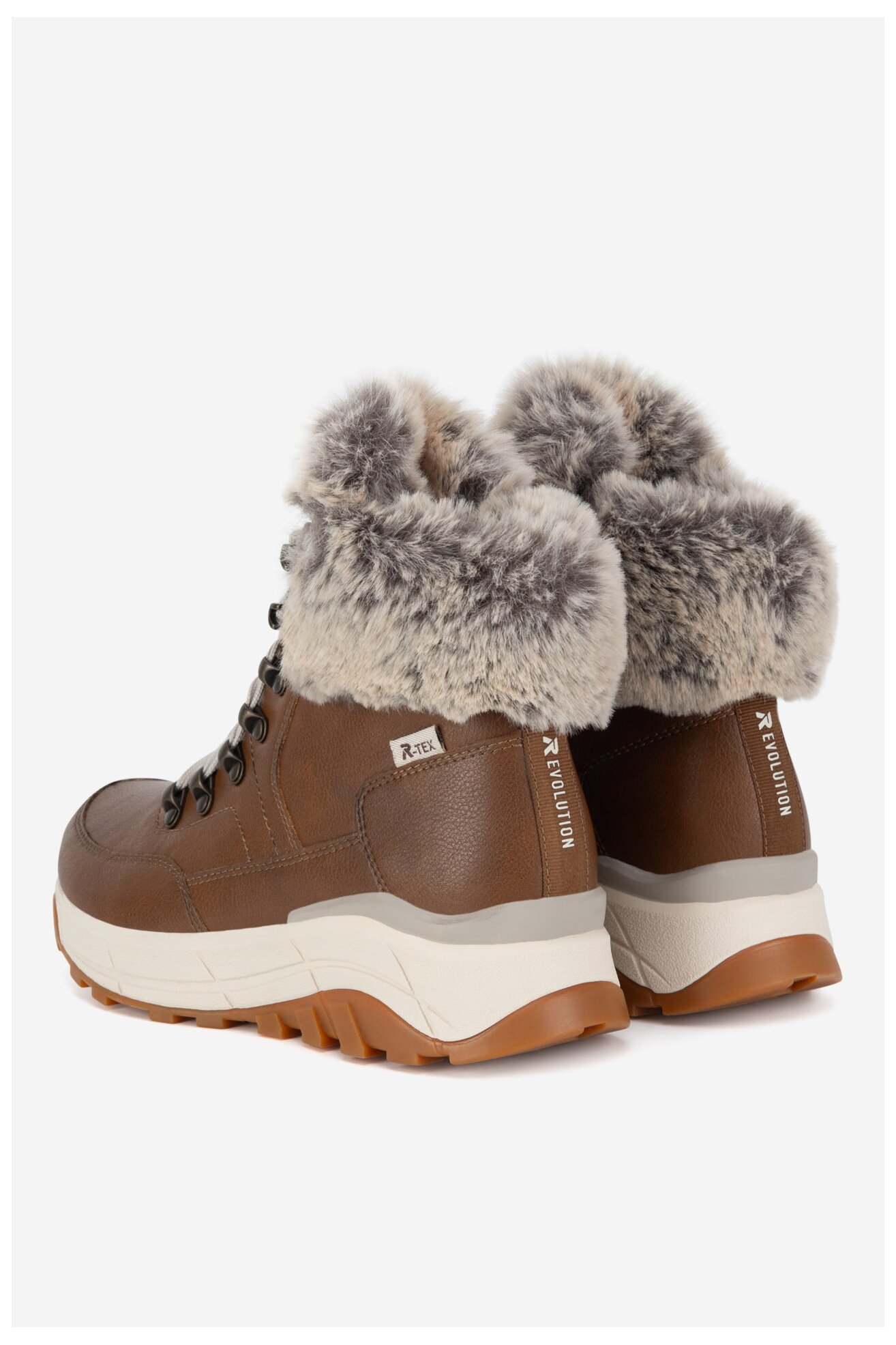 Trzewiki Rieker Revolution Lifestyle W0063-22 Brązowy