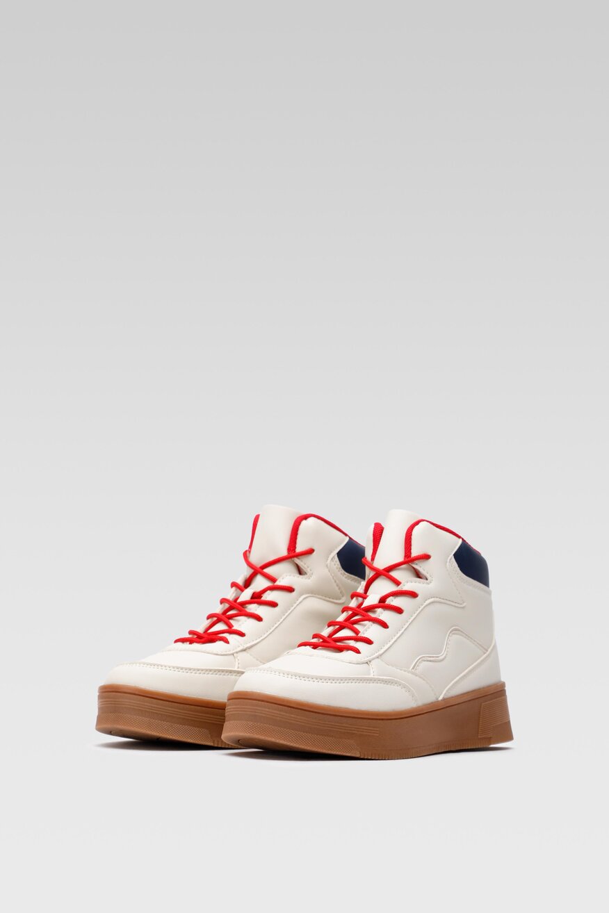 
                Nylon Red - Sneakersy wysokie - 5904862089188