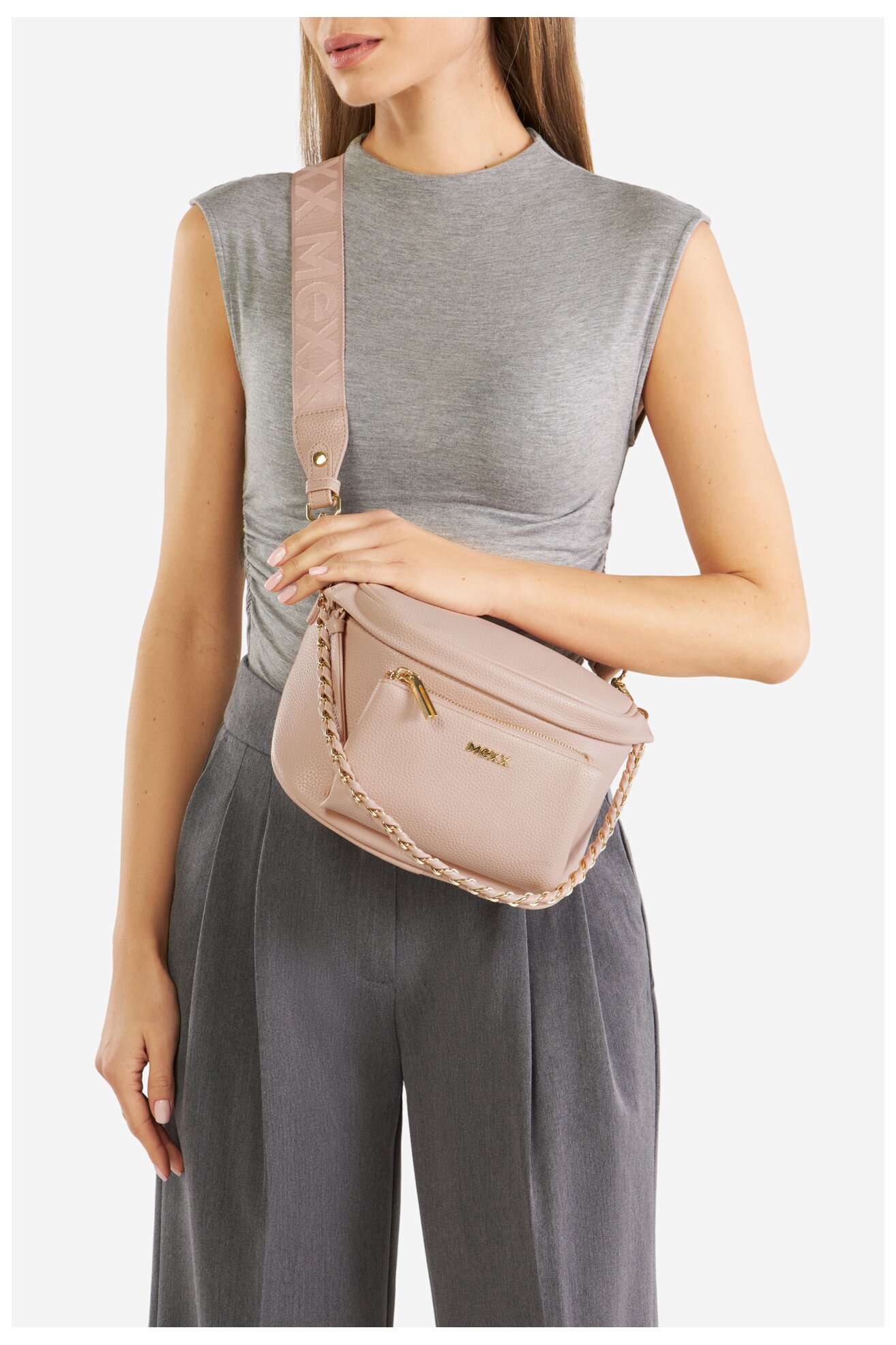 Geantă de mână Mexx MEXX-S-005-07 ROZ DESCHIS