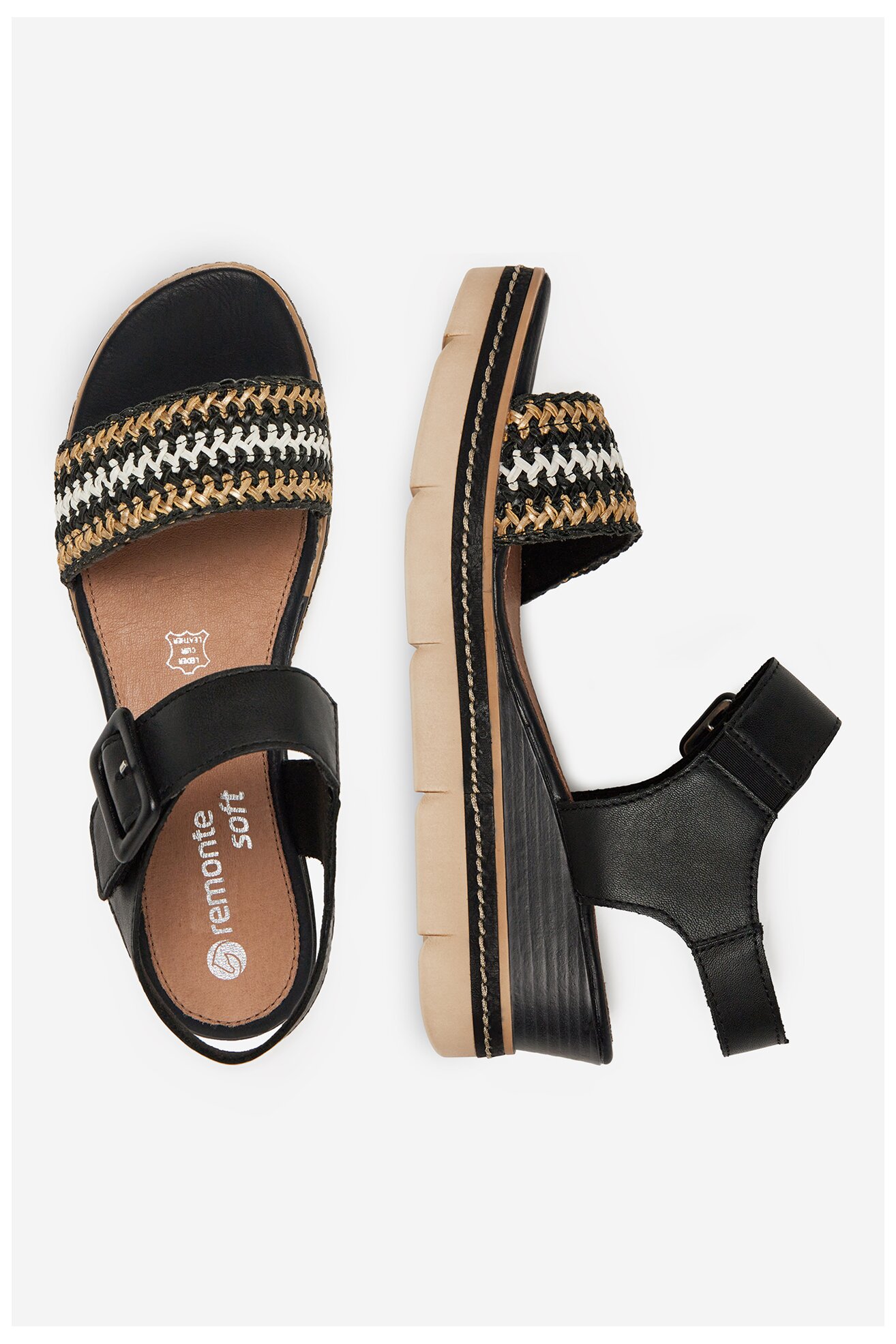 Sandale Remonte D2L55-03 NEGRU