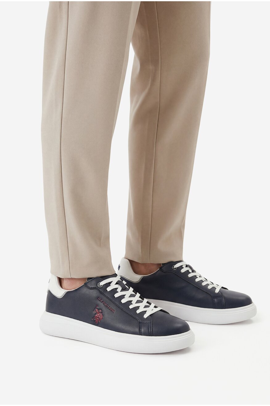 
                U.S. POLO ASSN. - Sneakersy skórzane - 5906751950562