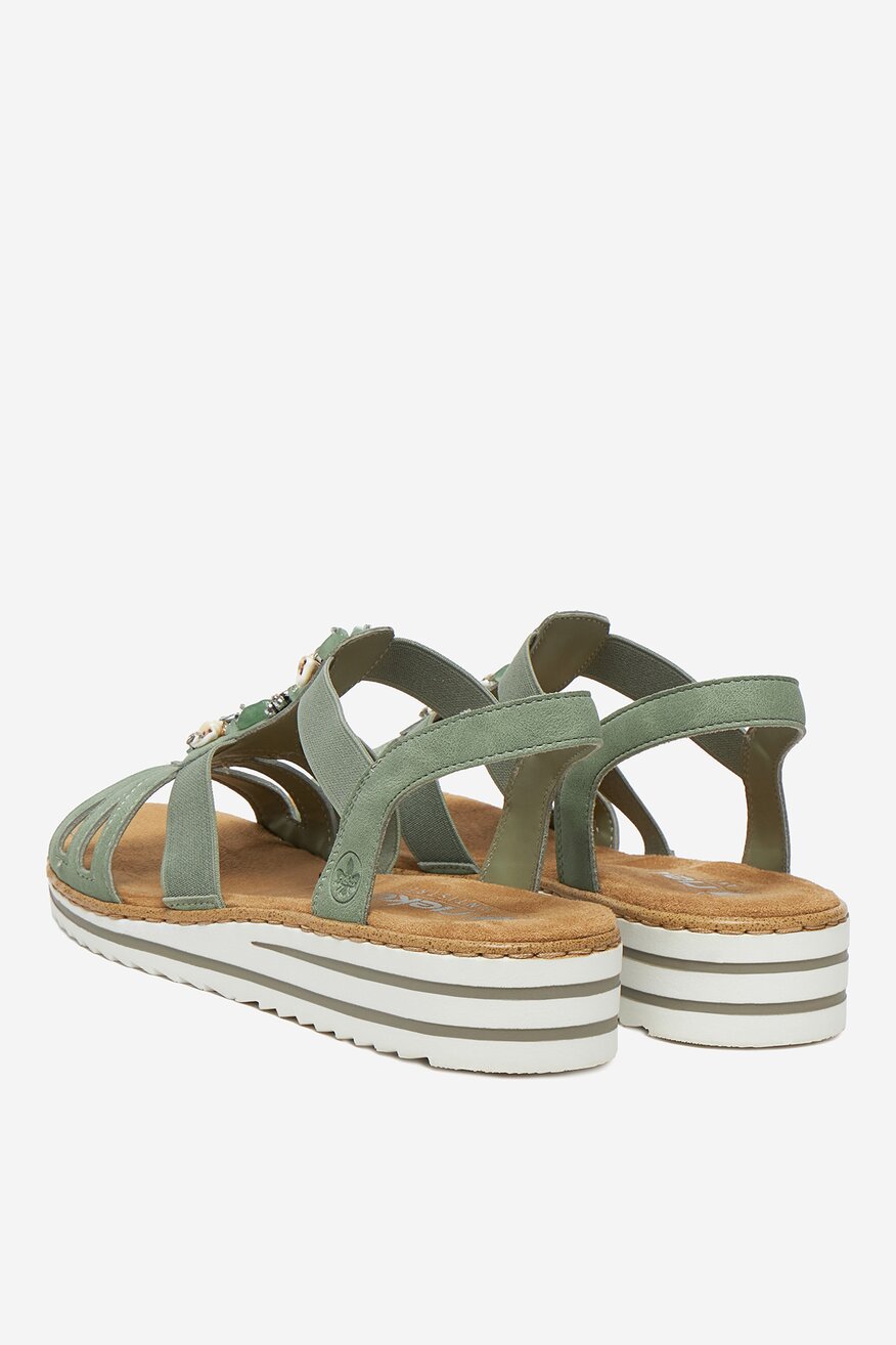 
                Szandál Rieker VILÁGOSZÖLD - 2230078396264