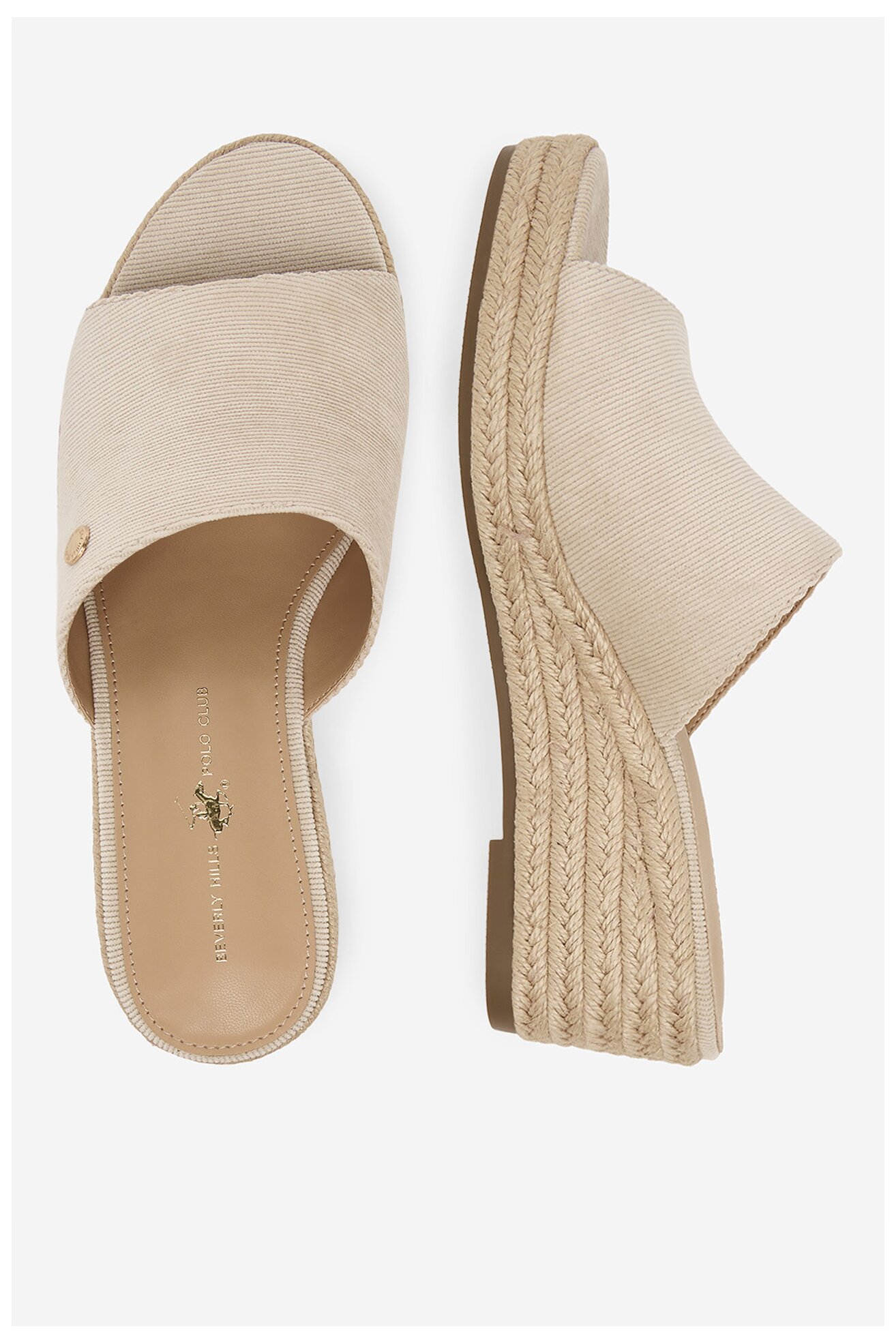 Шльопанець Beverly Hills Polo Club EO-R26SS03470 ТЕМНО-БЕЖЕВИЙ