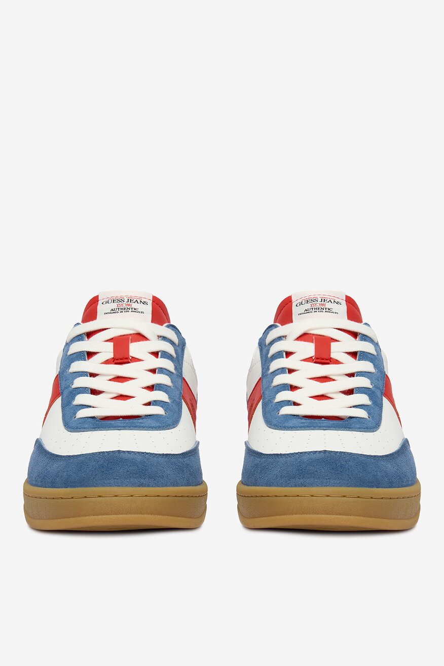 GUESS JEANS - Sneakersy skórzane - 5907964026044