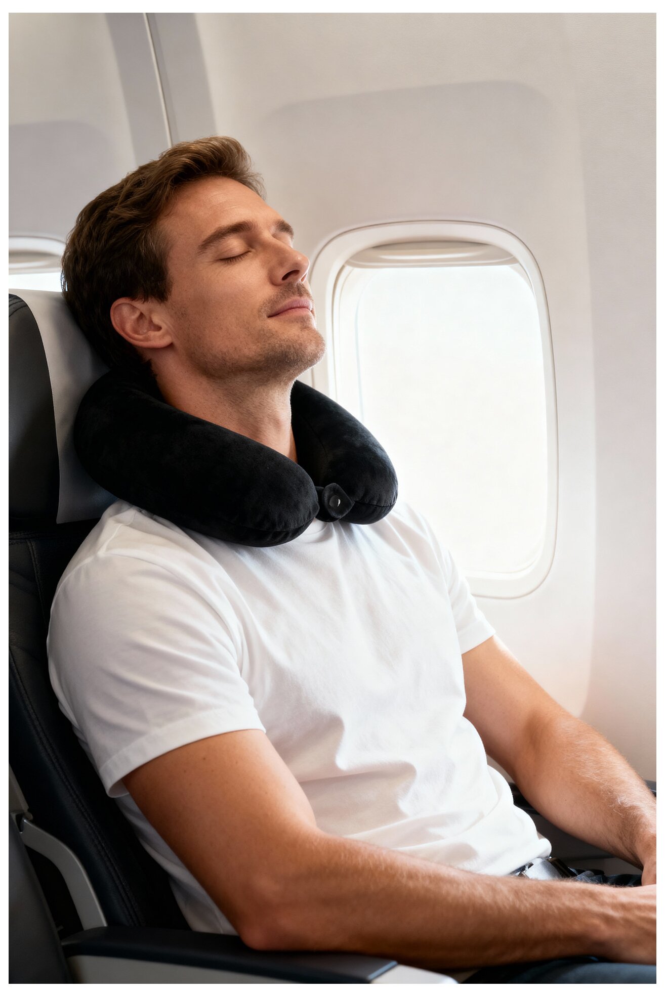 Jastuk za putovanja DeeZee CEO-9WF-002-AW25 CRNA