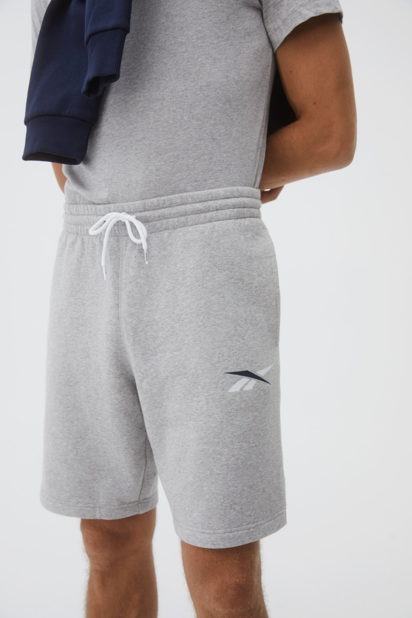 Spodenki Reebok TE VECTOR FLEECE SHORT Szary