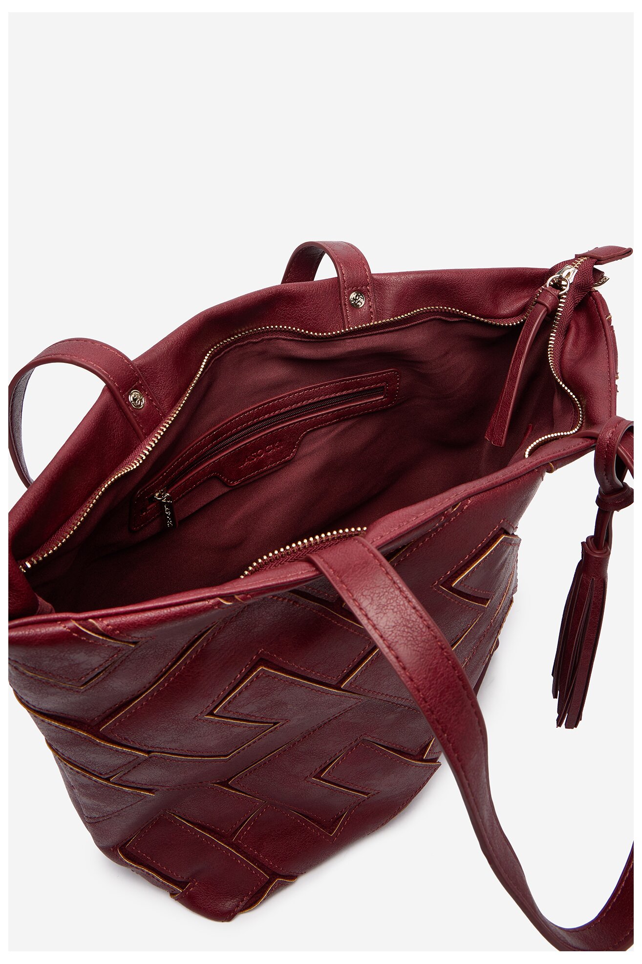 Kézitáska Lasocki C-MLP-E-025-05 BORDÓ