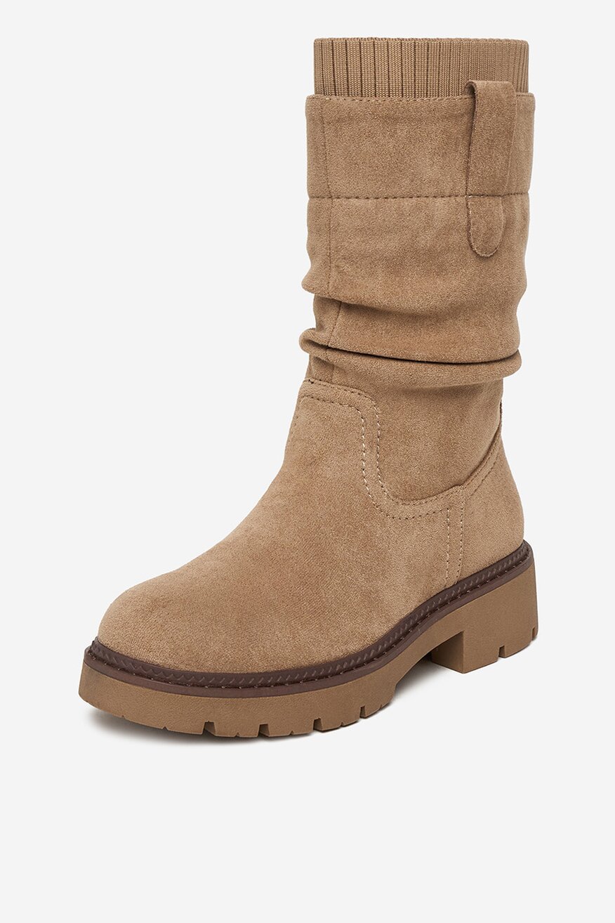 
                Kratke čizme Clara Barson BEŽ - 5906751433584