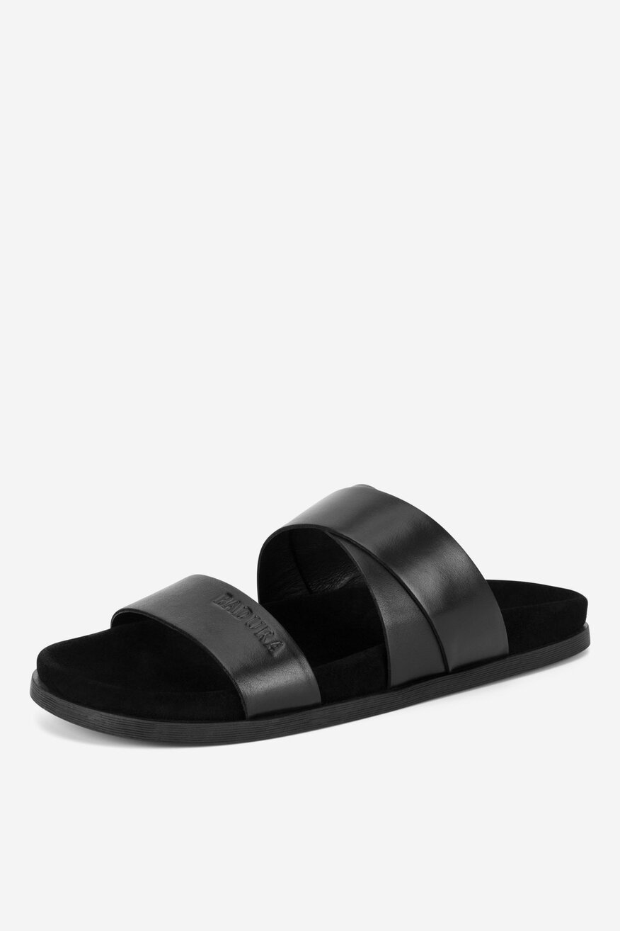 
                Badura - Klapki skórzane - 5905588585466