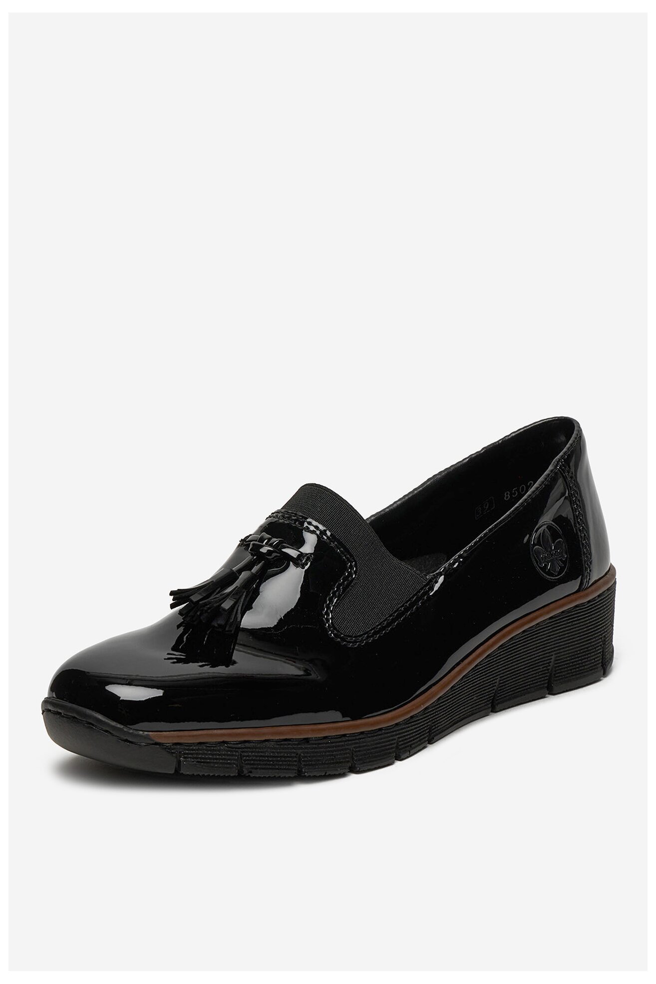 Mokaszin Rieker 53751-00 FEKETE