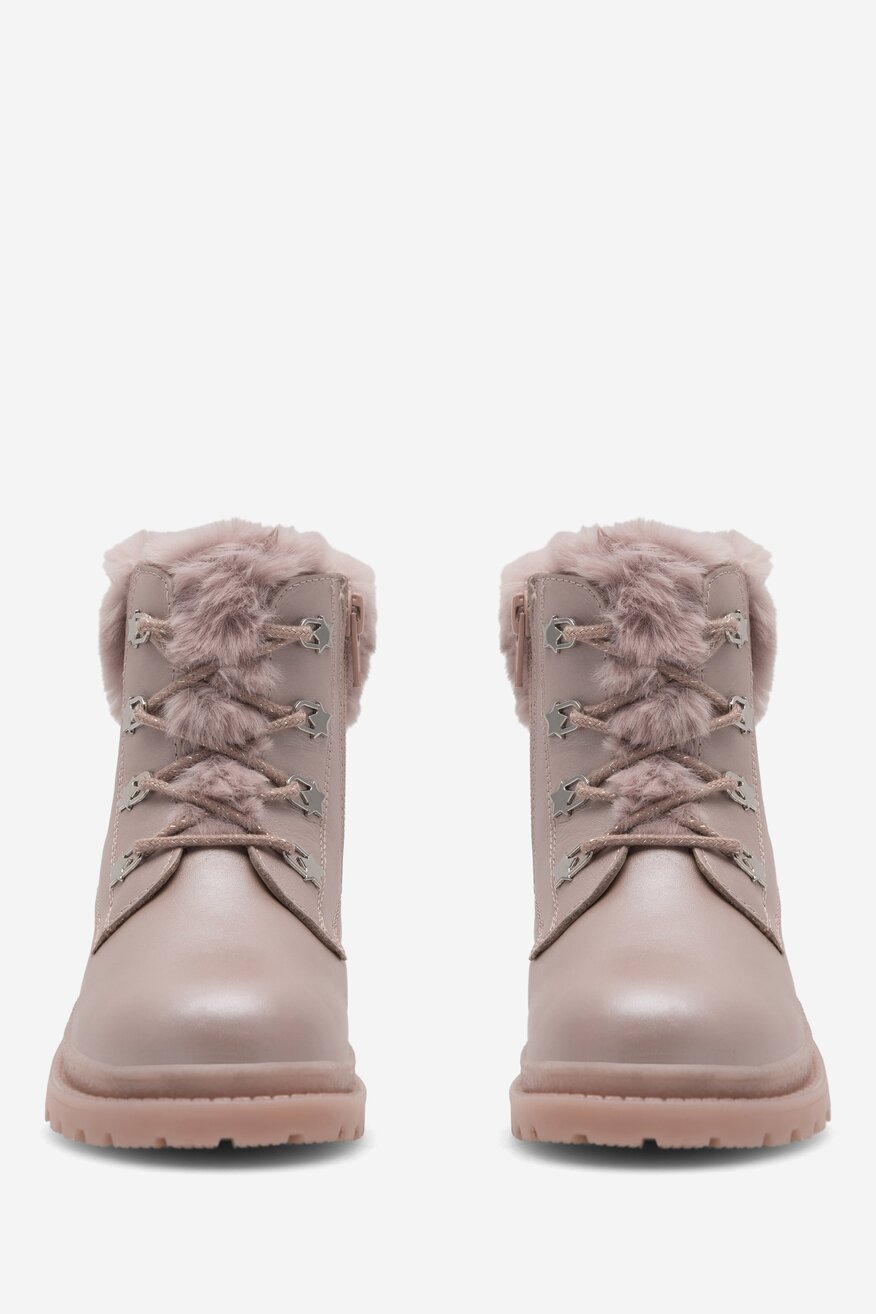 Šněrovací vyšší obuv Lasocki Kids SVĚTLE RŮŽOVÁ - 5904862932842