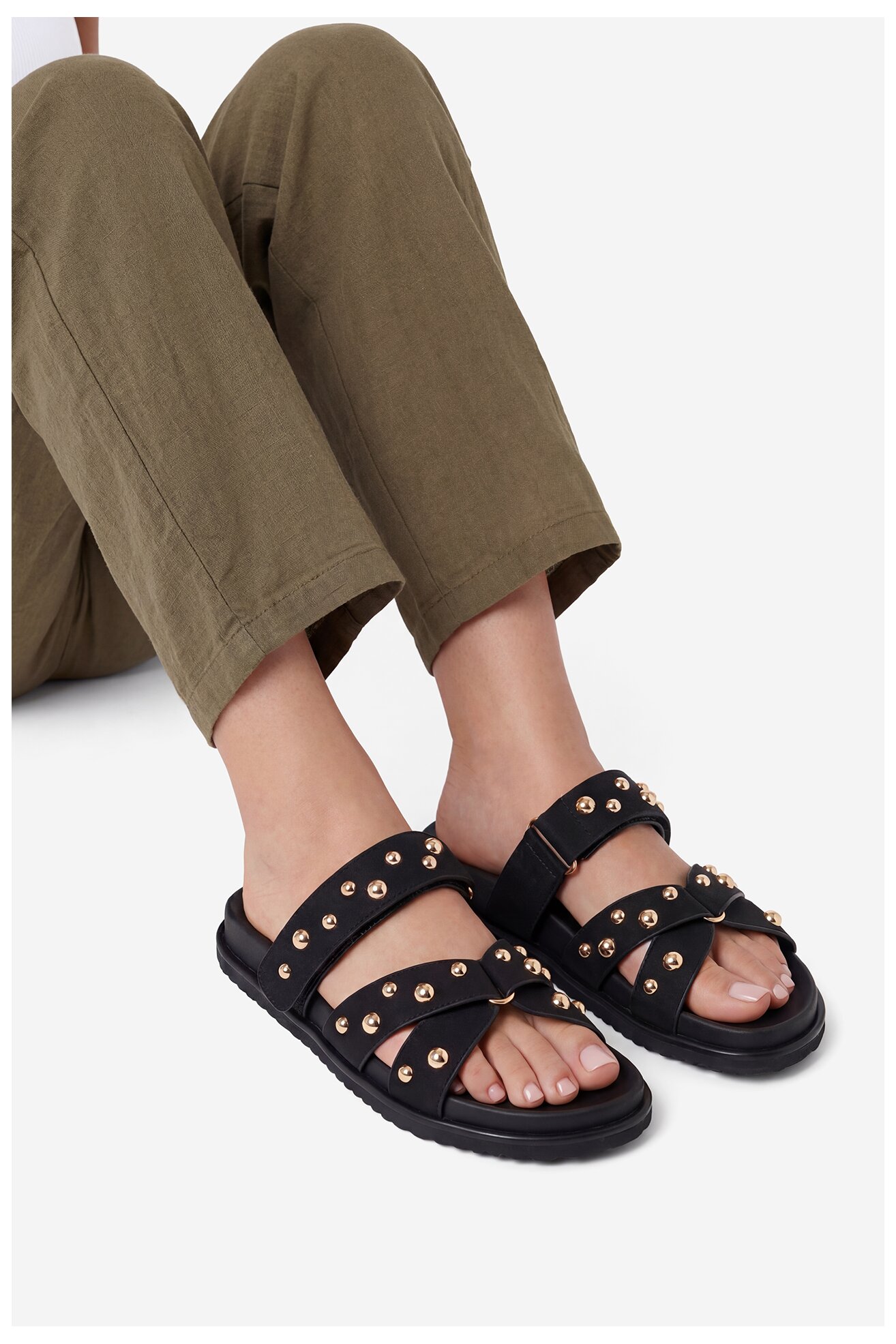 Klapki DeeZee CEO-LB-P2132 Czarny