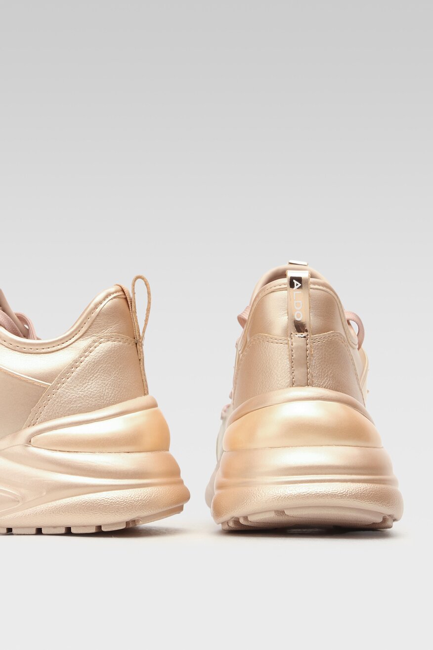 
                Aldo - Półbuty złote sznurowane - 5904248331535