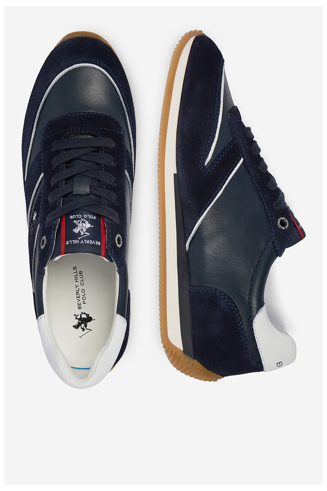 Sneakers Beverly Hills Polo Club EO-SCOTT-12 MI08 Granatowy