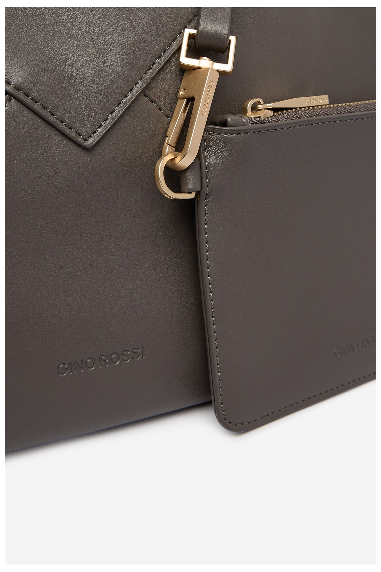 Сумка З Ремінцем Gino Rossi C-LDA7826 СІРИЙ