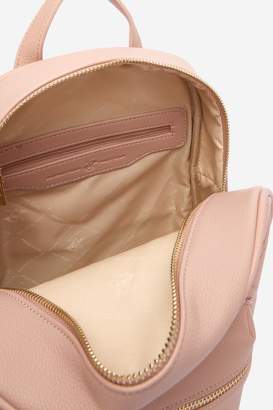 Hátizsák Beverly Hills Polo Club CSONTSZÍNŰ - 5906751534069