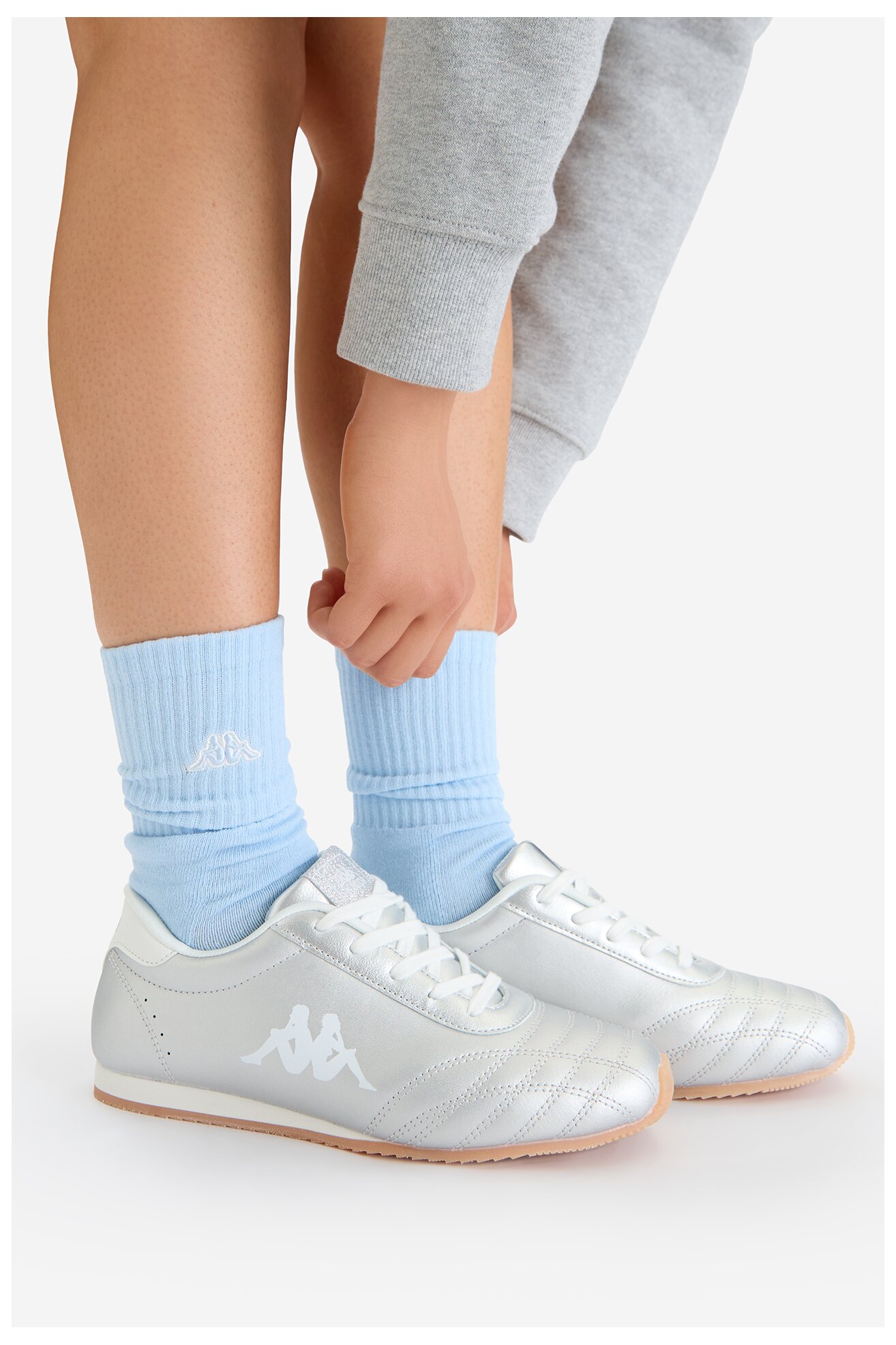 Спортни обувки Kappa EO-1491510A(W) СРЕБРИСТ