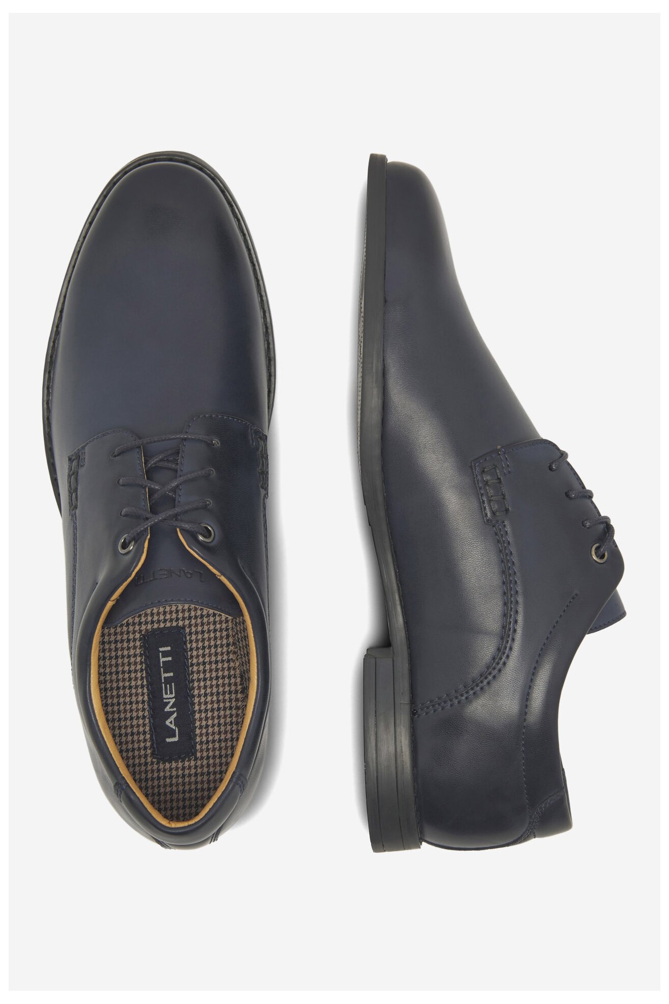 Półbuty Lanetti ALMER-15 MBS Granatowy